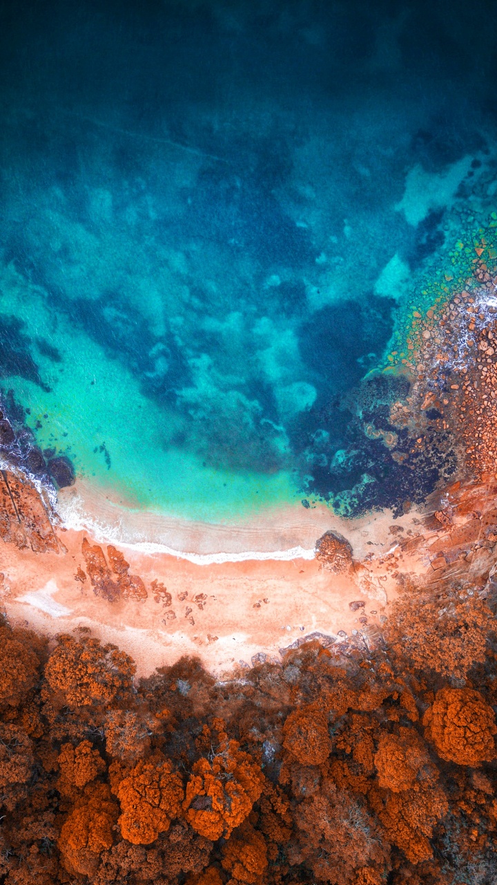 Обои пляж, облако, вода, гидроресурсы, атмосфера в разрешении 720x1280