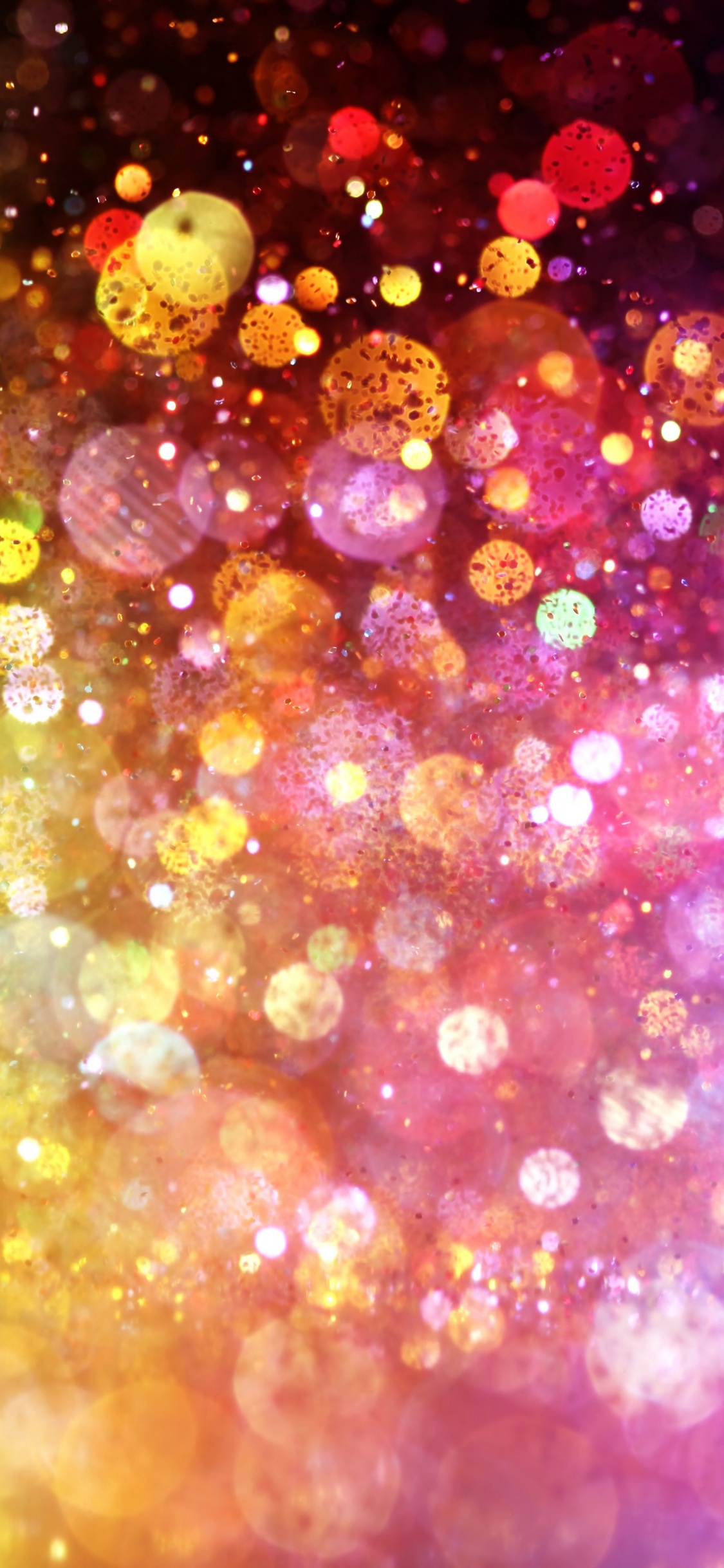 Обои Радуга, цвет, свет, космос, небо в разрешении 1125x2436