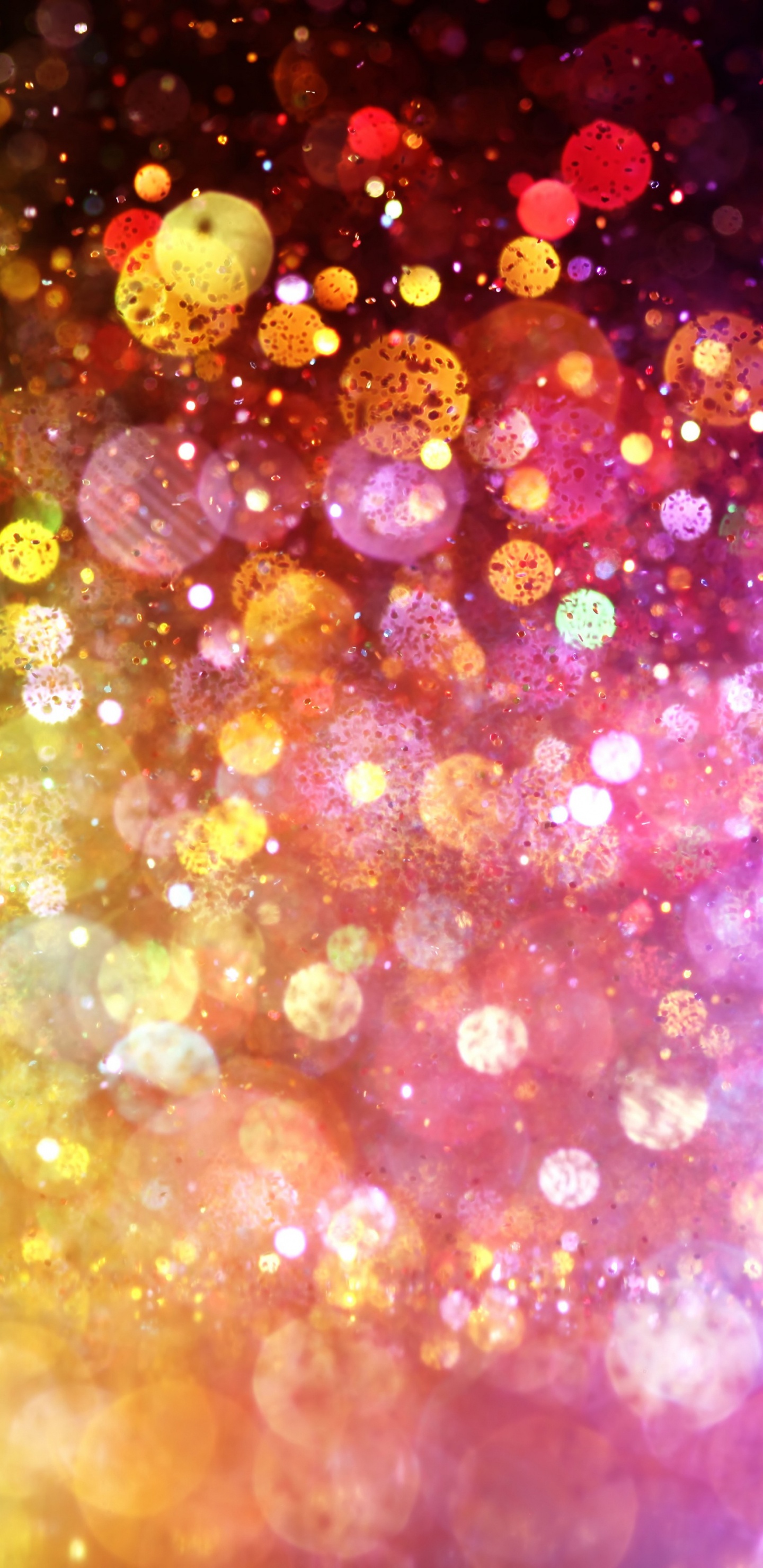 Обои Радуга, цвет, свет, космос, небо в разрешении 1440x2960