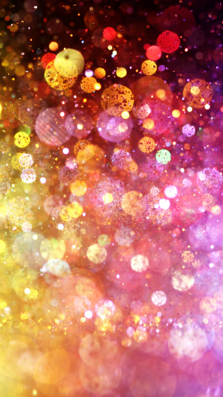 Обои Радуга, цвет, свет, космос, небо в разрешении 750x1334