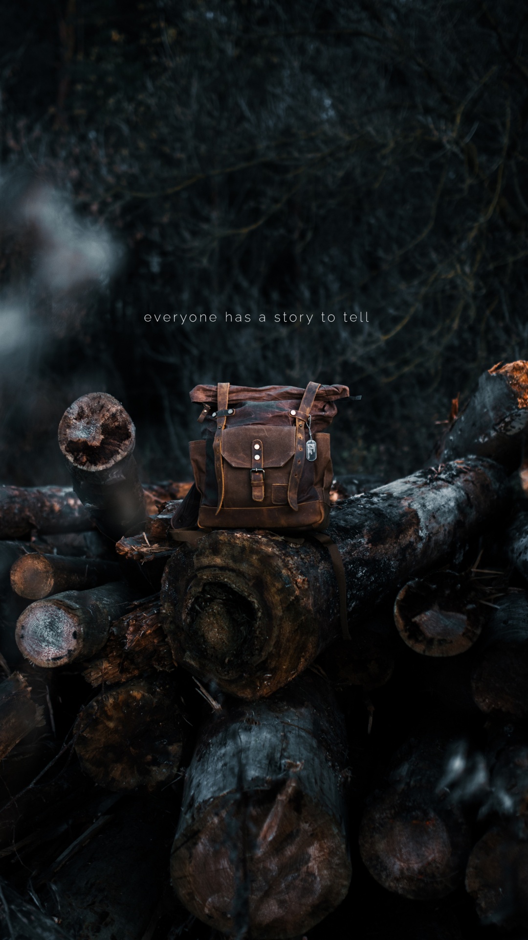 Обои темнота, древесина, автомобильные шины, газ, арт в разрешении 1080x1920