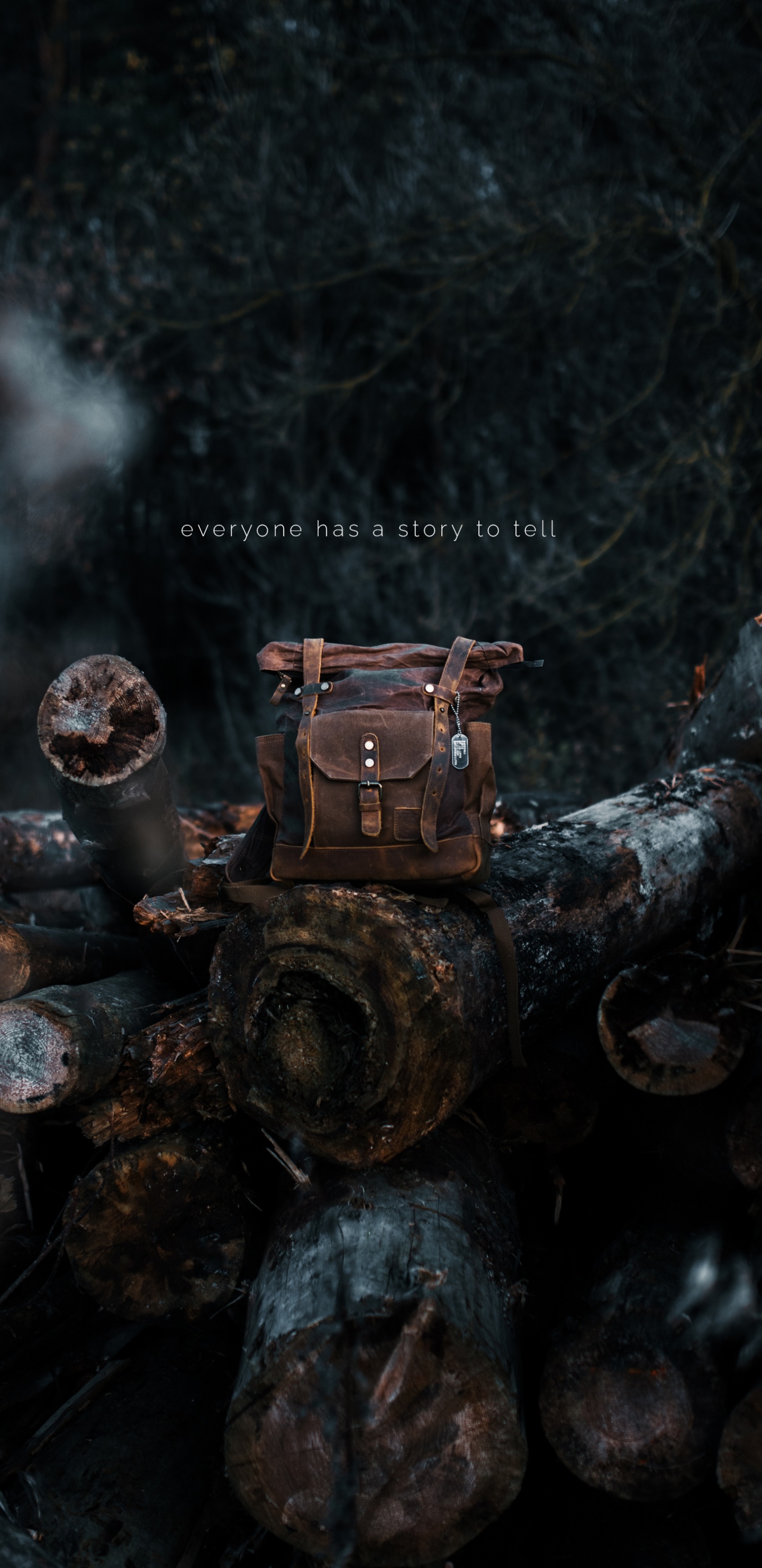 Обои темнота, древесина, автомобильные шины, газ, арт в разрешении 1440x2960