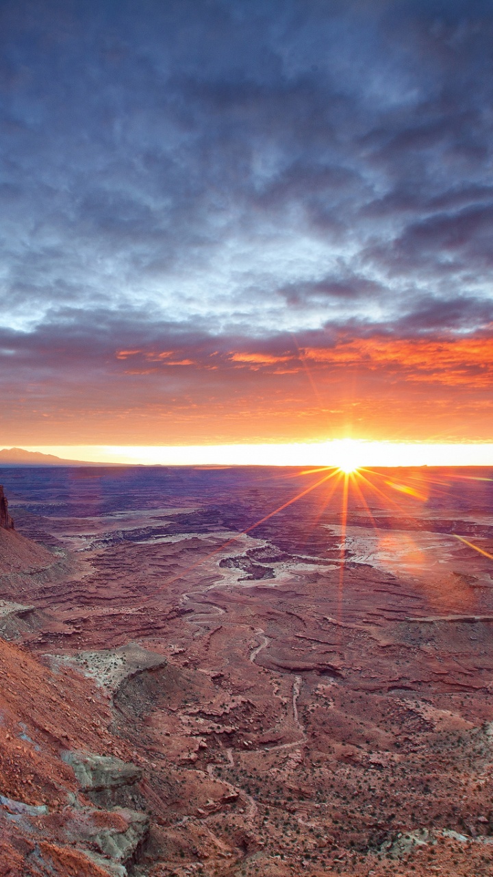Обои национальный парк арки, Мертвые Пойнт-Стейт-Парк Лошади, Моав, национальный парк, бесплодные земли в разрешении 720x1280