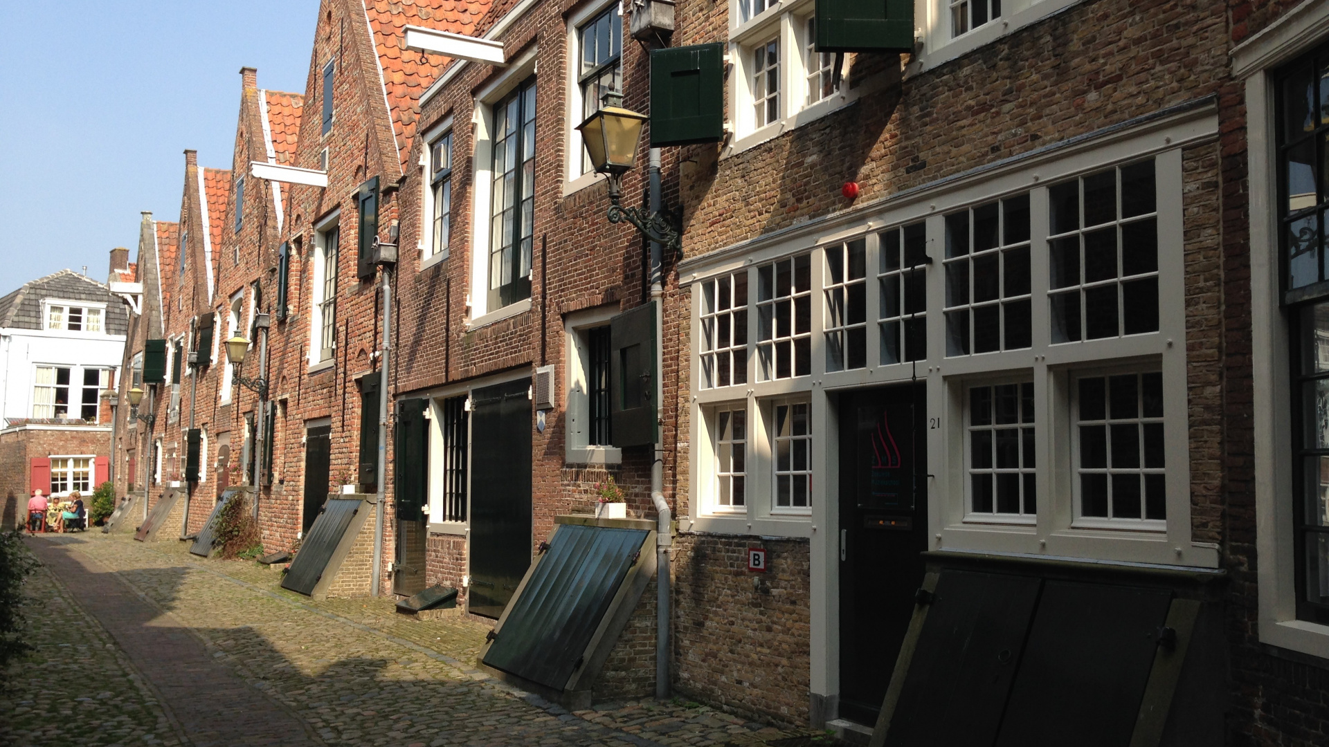 Обои городок, свойство, здание, улица, соседство в разрешении 1920x1080