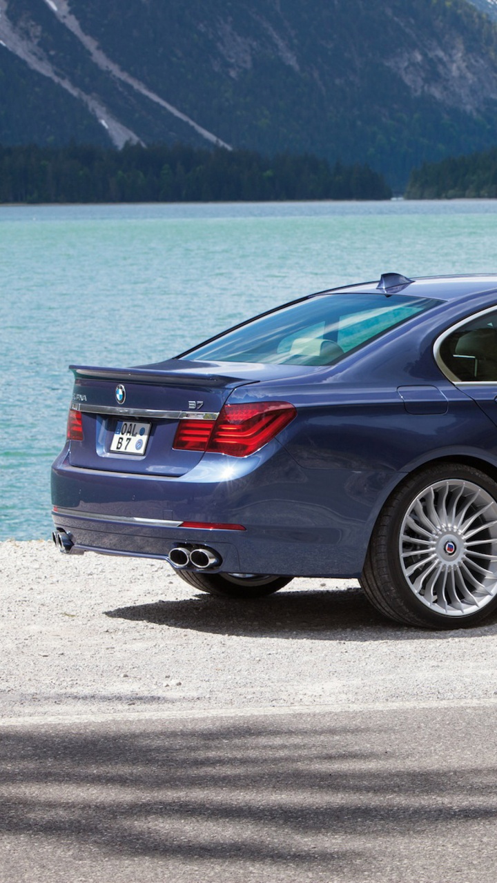 Обои авто, bmw, представительский автомобиль, обод, 2013 БМВ Альпина Б7 полный привод в разрешении 720x1280