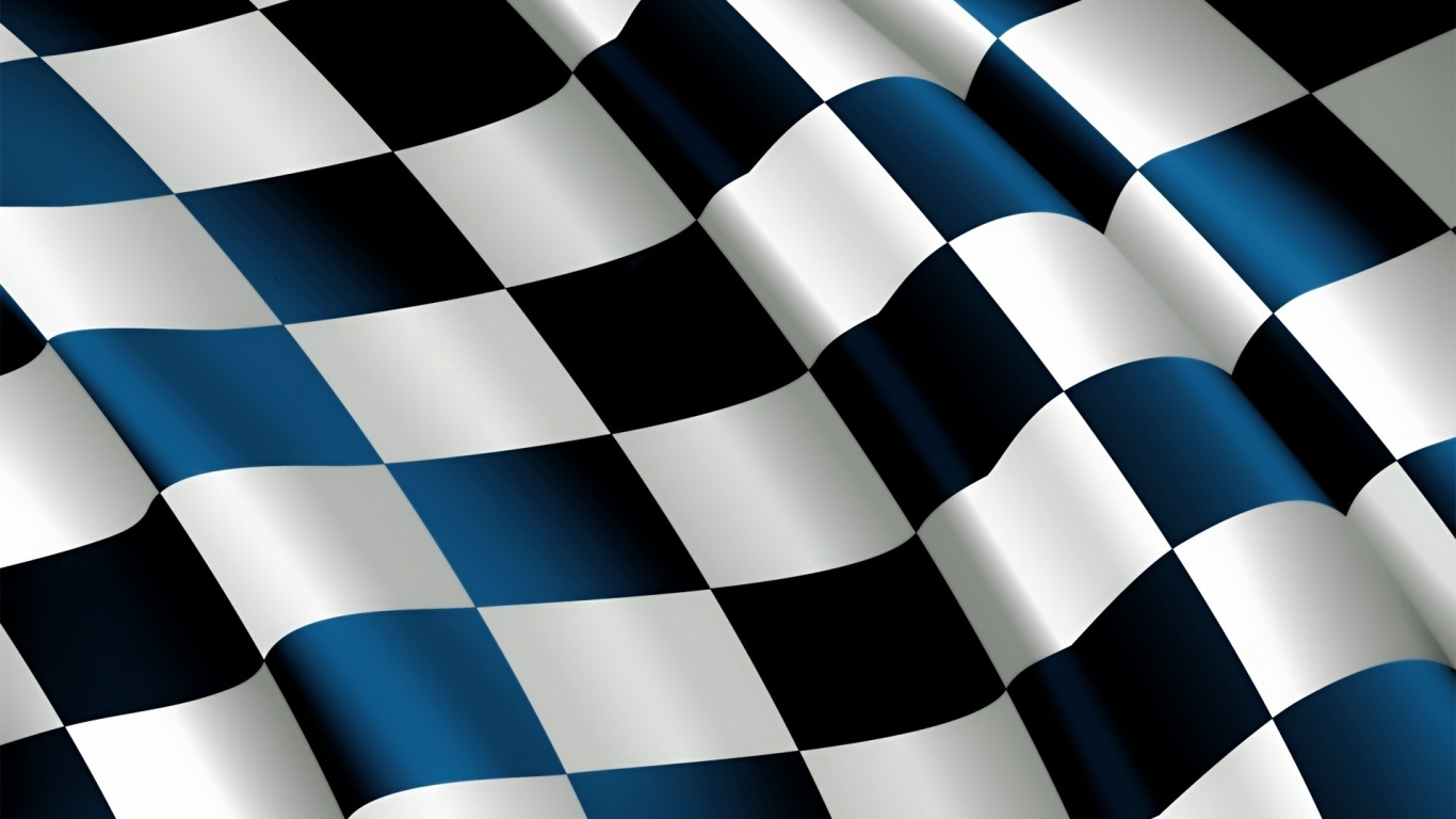 Обои флаг, векторная графика, синий, узор, дизайн в разрешении 1366x768