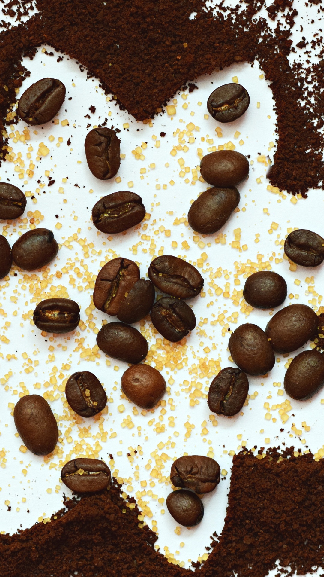Обои кофейное зерно, кофе, пища, шоколад, блюда в разрешении 1080x1920