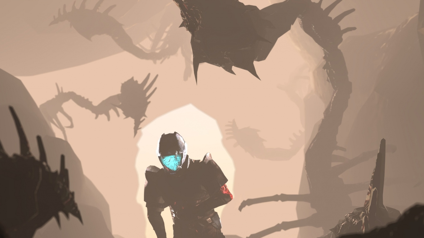 Обои визуальное искусство, эскиз, фикция, анимация, рисование в разрешении 1366x768