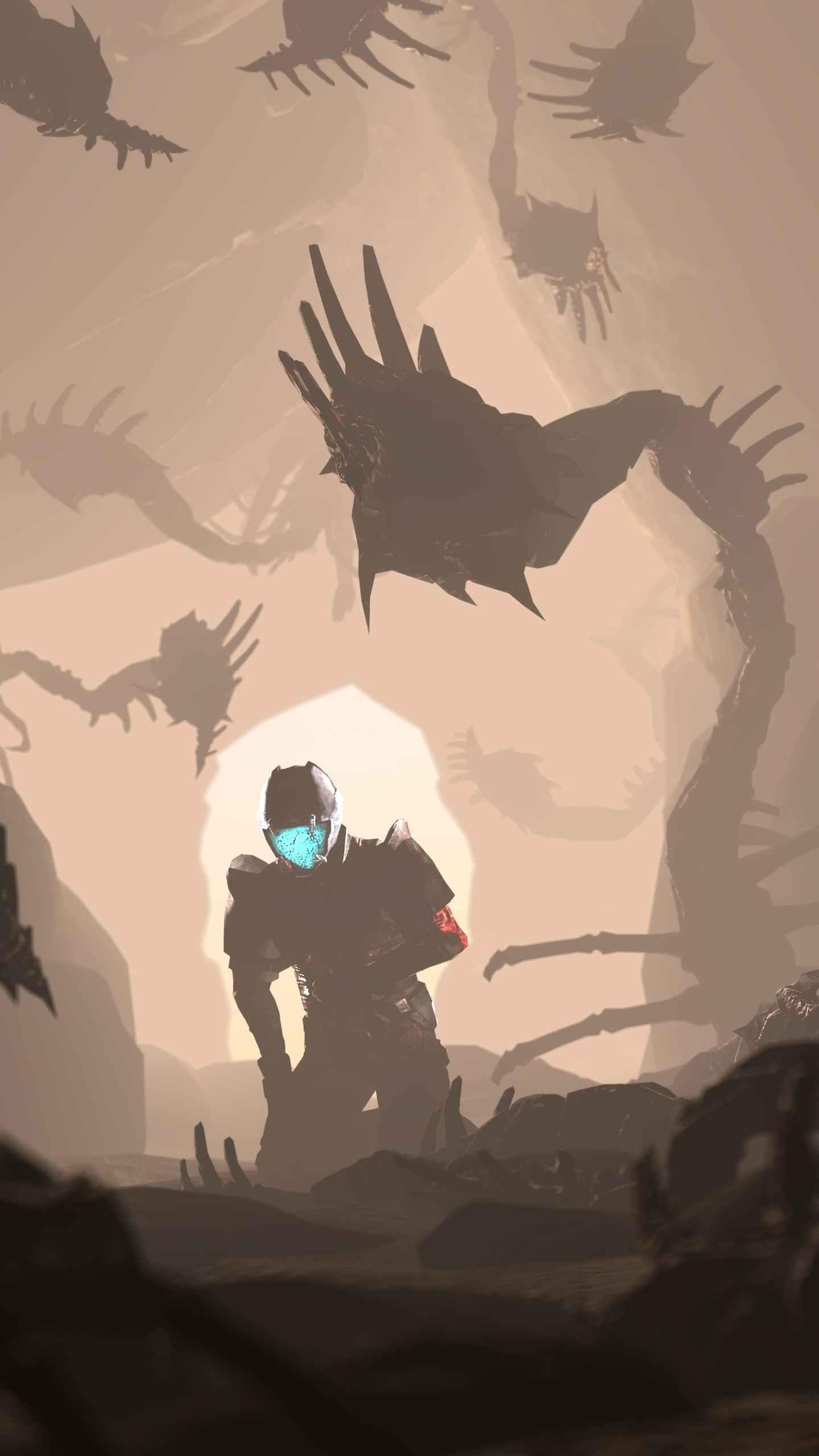 Обои визуальное искусство, эскиз, фикция, анимация, рисование в разрешении 1440x2560