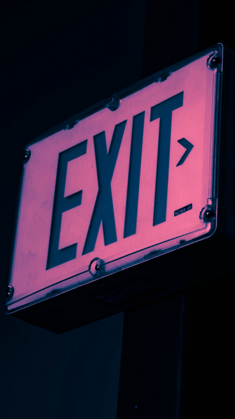 Обои неон, неоновая вывеска, прямоугольник, газ, электрик в разрешении 750x1334