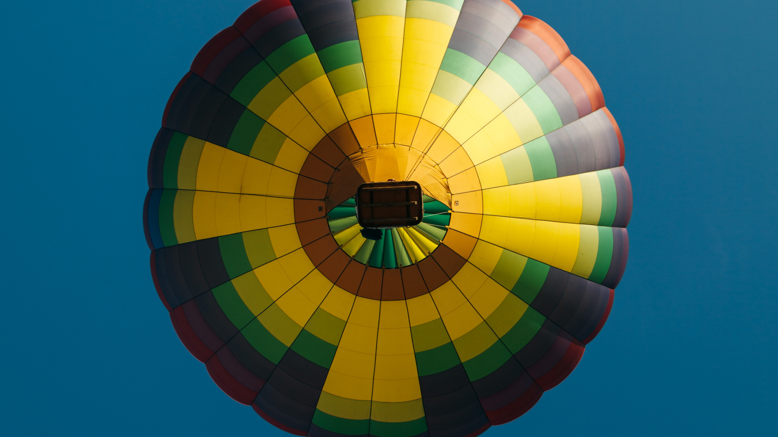 Обои воздушный шарик, воздушный шар, полеты на воздушном шаре, красочность, воздушные виды спорта в разрешении 2560x1440