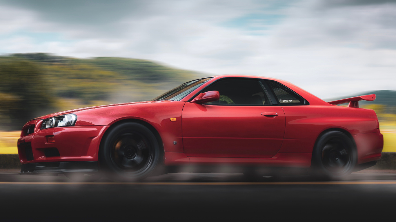 Обои авто, спорткар, Ниссан, суперкар, Пятидесятница Ферия в разрешении 1366x768