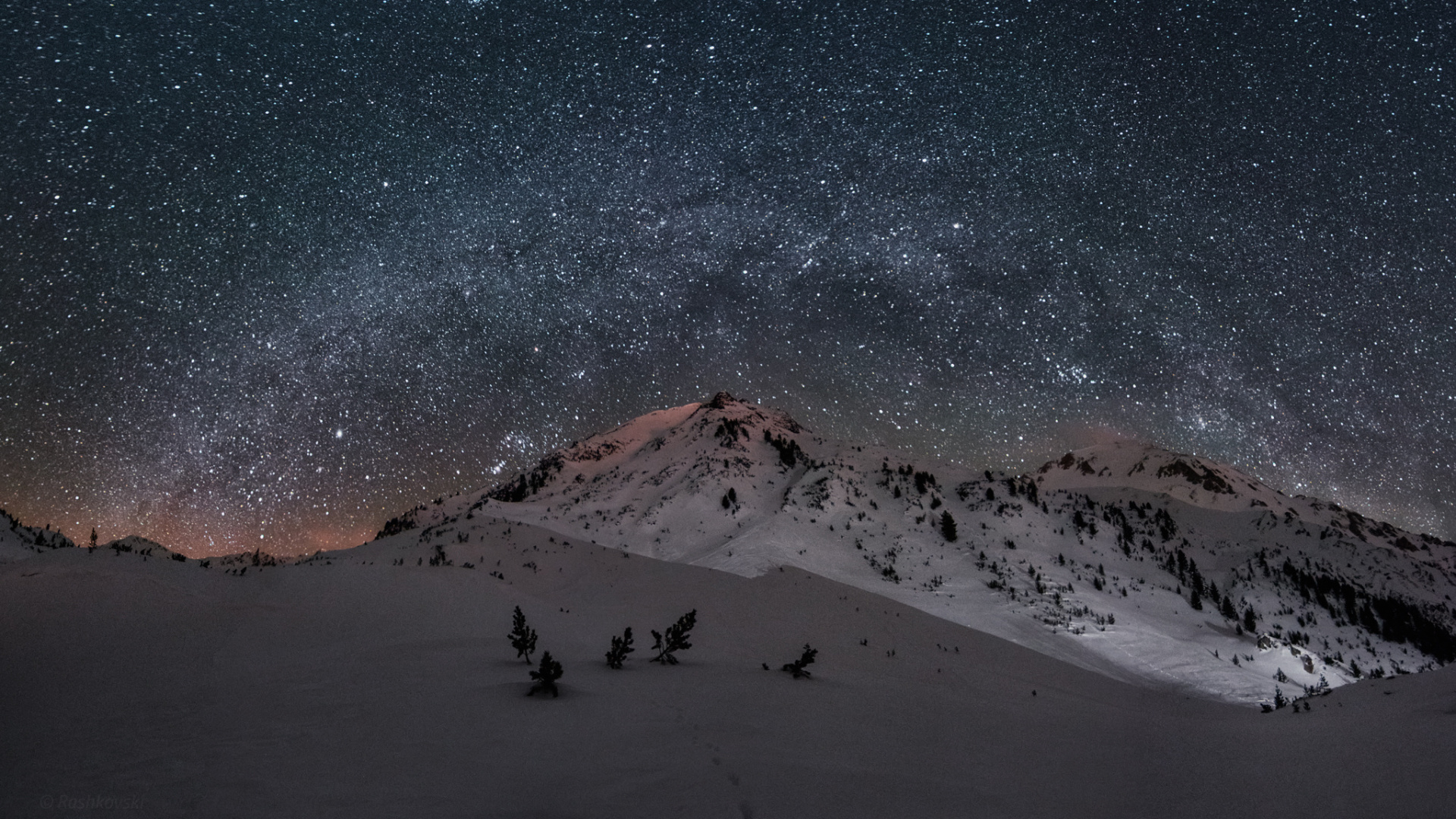 Обои звезда, ночное небо, ночь, астрономический объект, атмосфера в разрешении 1920x1080