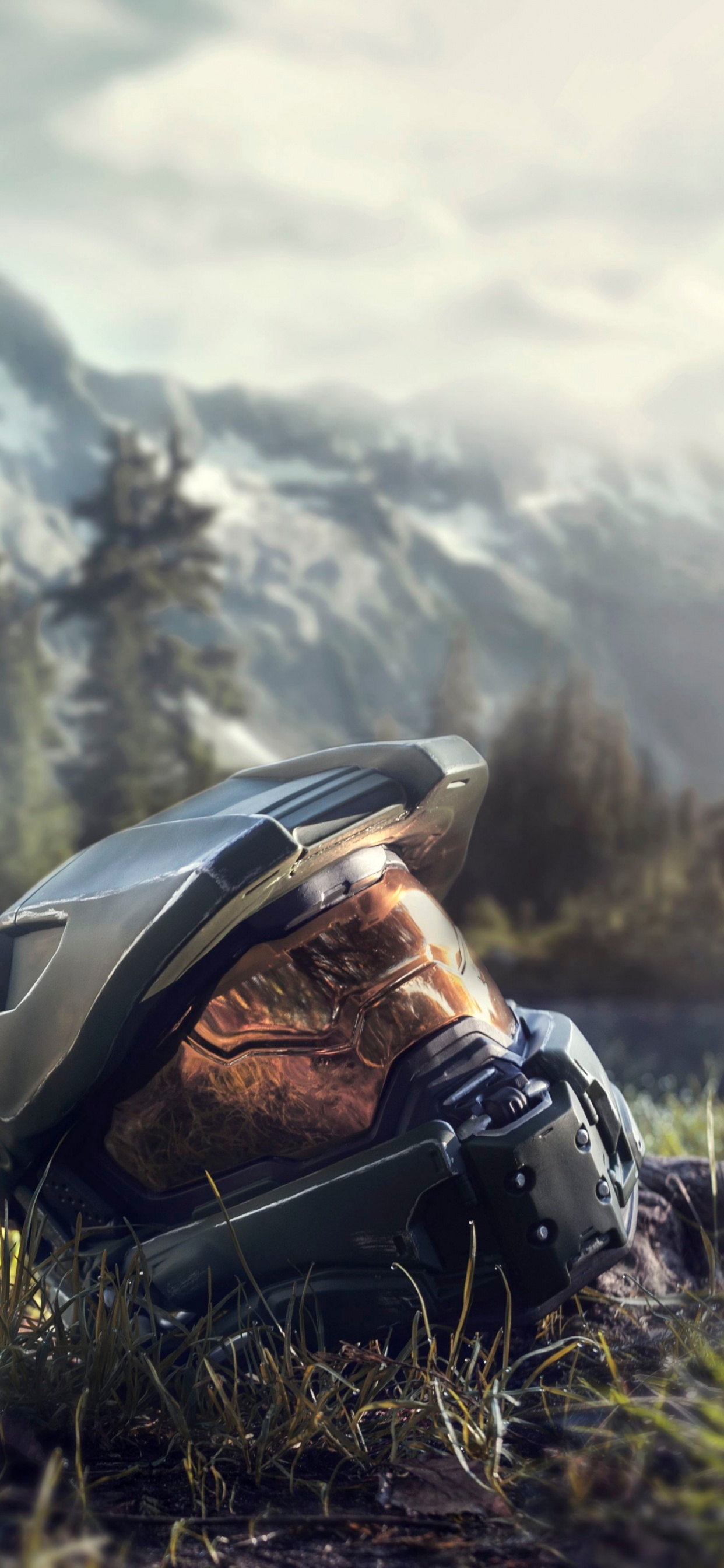 Обои Гало Бесконечно, мастер чиф, ios, облако, шлем в разрешении 1242x2688