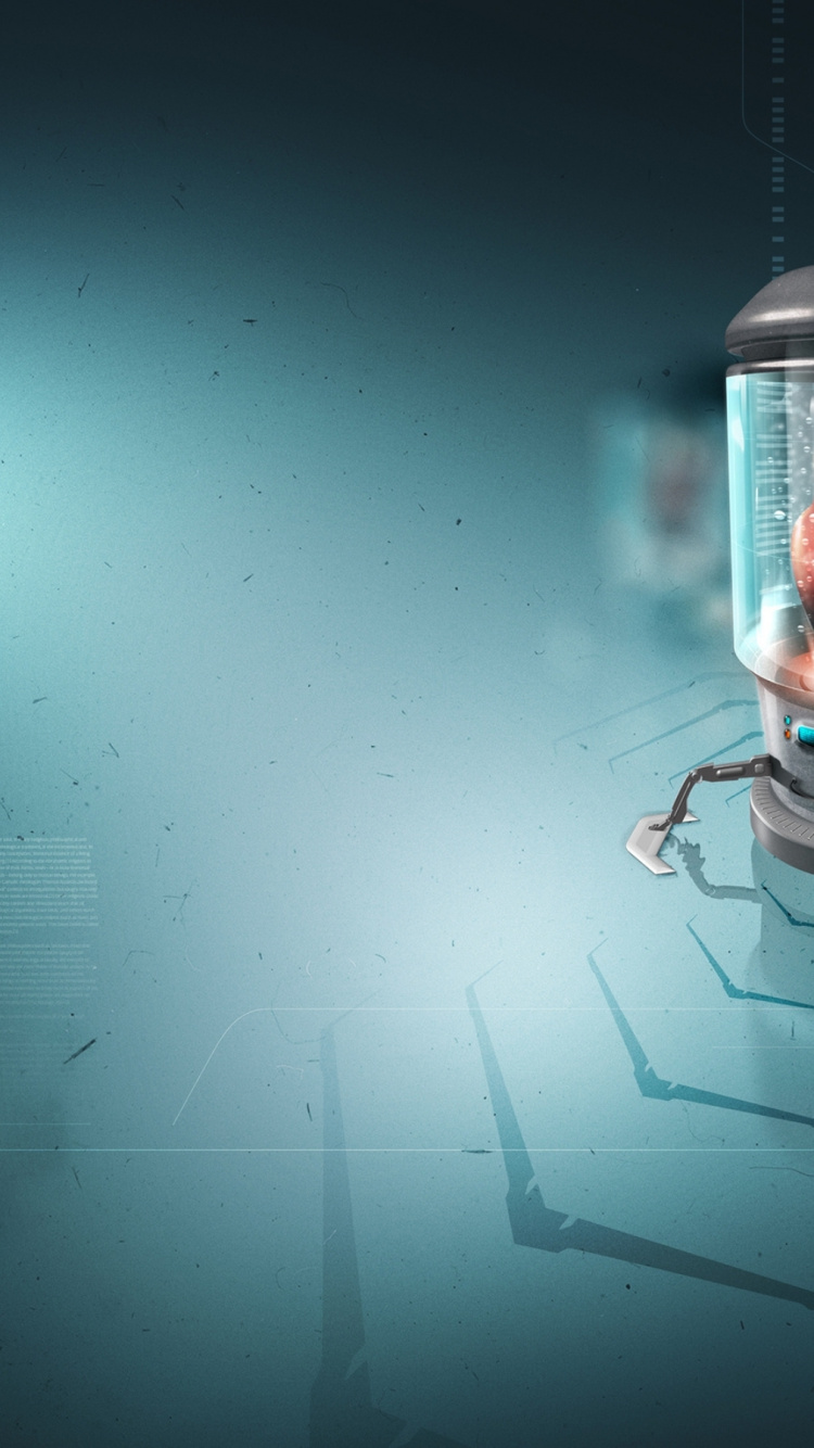 Обои свет, жидкий, жидкость, электричество, арт в разрешении 750x1334