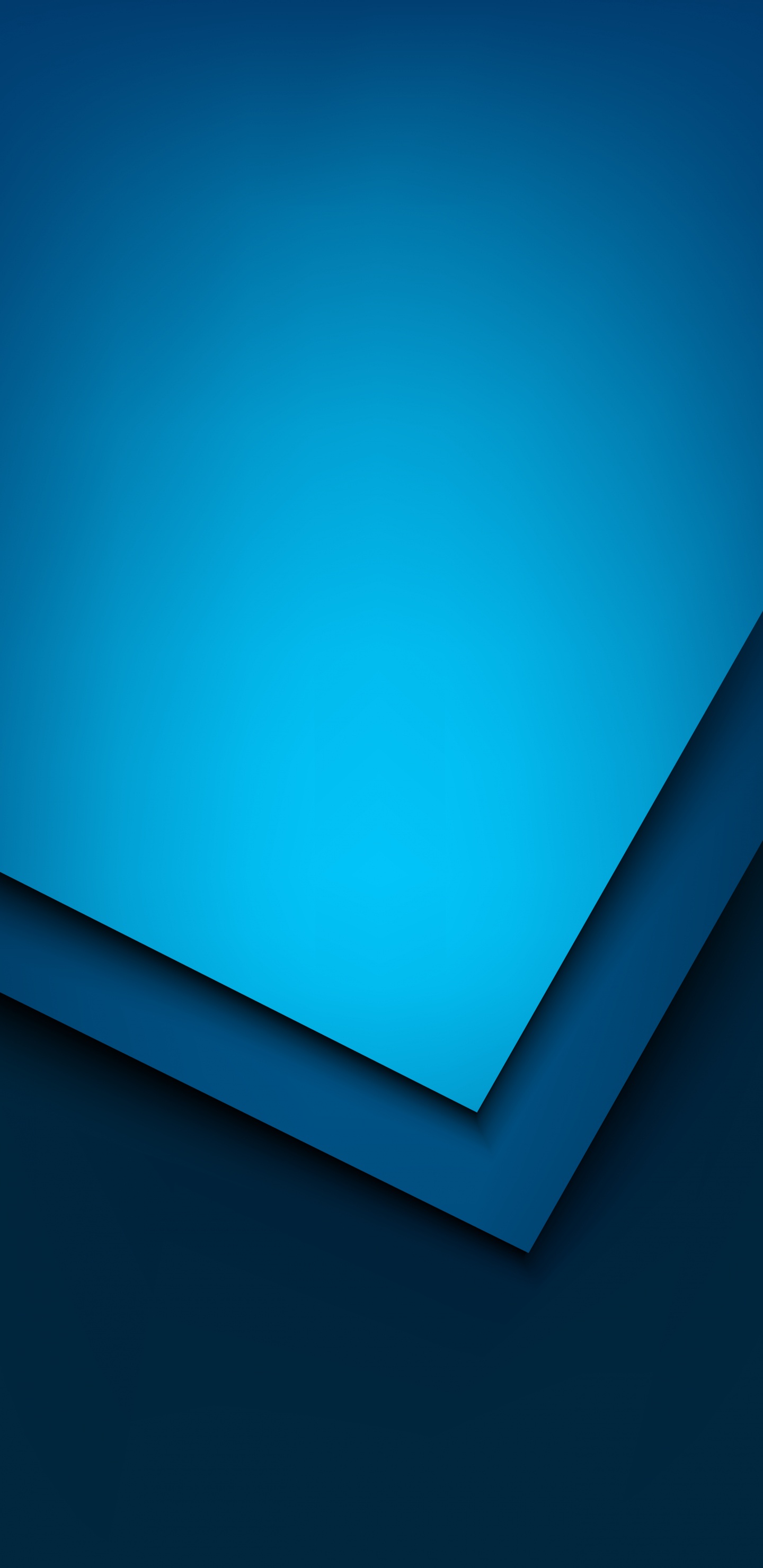 Обои синий, прямоугольник, Аква, полутона и оттенки, электрик в разрешении 1440x2960