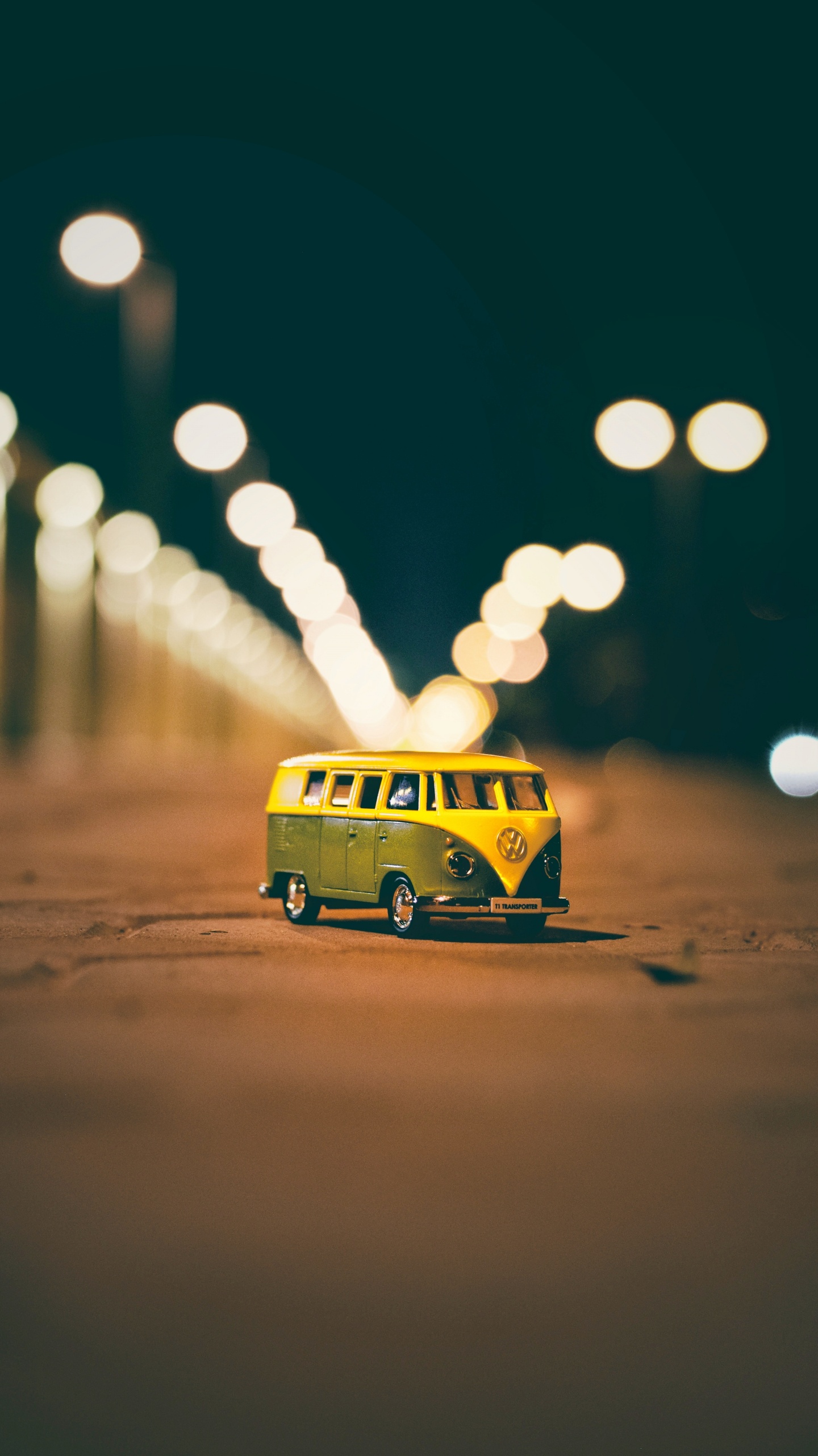 Обои боке, желтый, зеленый, свет, спокойный в разрешении 1440x2560