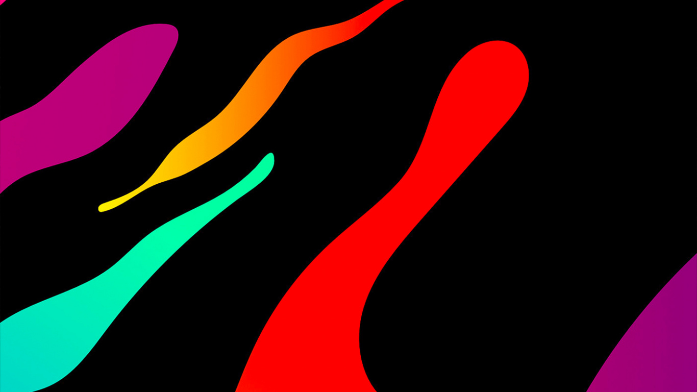 Обои Апельсин, графический дизайн, красочность, арт, пурпурный цвет в разрешении 1366x768