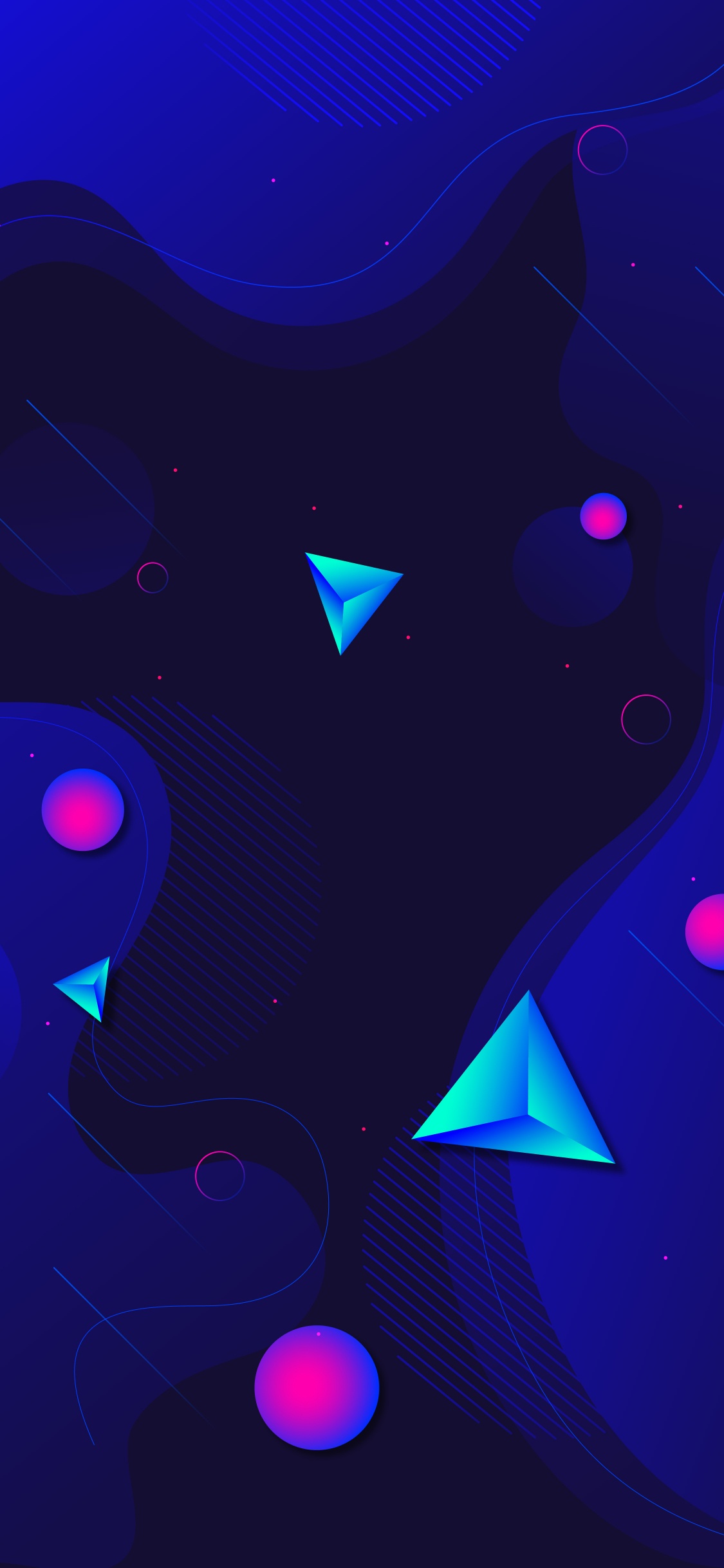 Обои визуальное искусство, смартфон, графический дизайн, арт, мультфильм в разрешении 1125x2436