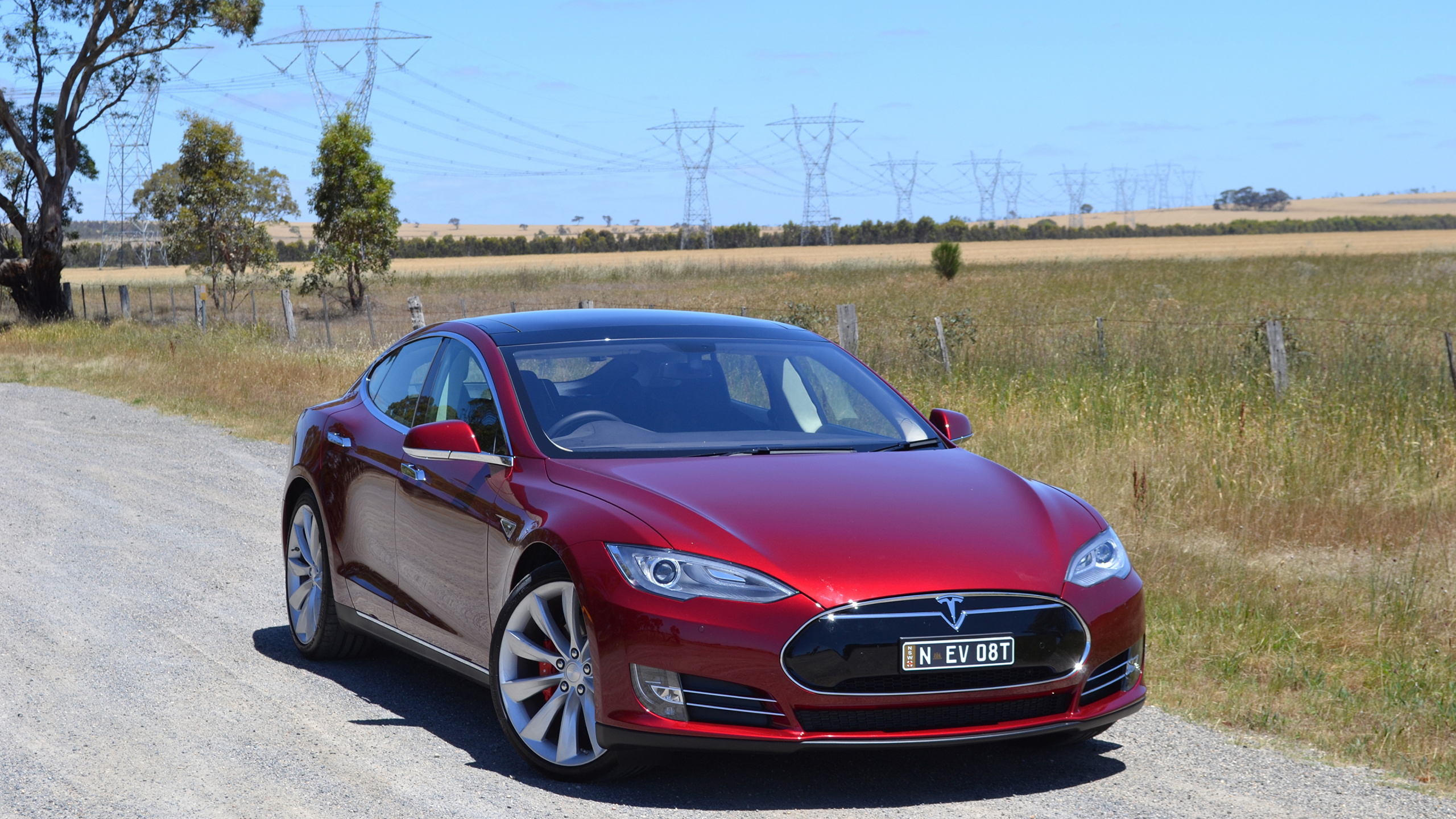 Обои авто, Тесла Модель 2014 Года С, обод, семейный автомобиль, личный роскошный автомобиль в разрешении 2560x1440