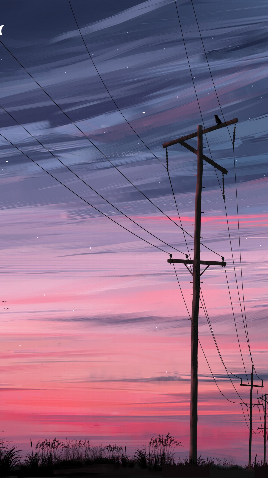 Обои дизайн, облако, иллюстратор, электроснабжение, цветовая схема в разрешении 1080x1920