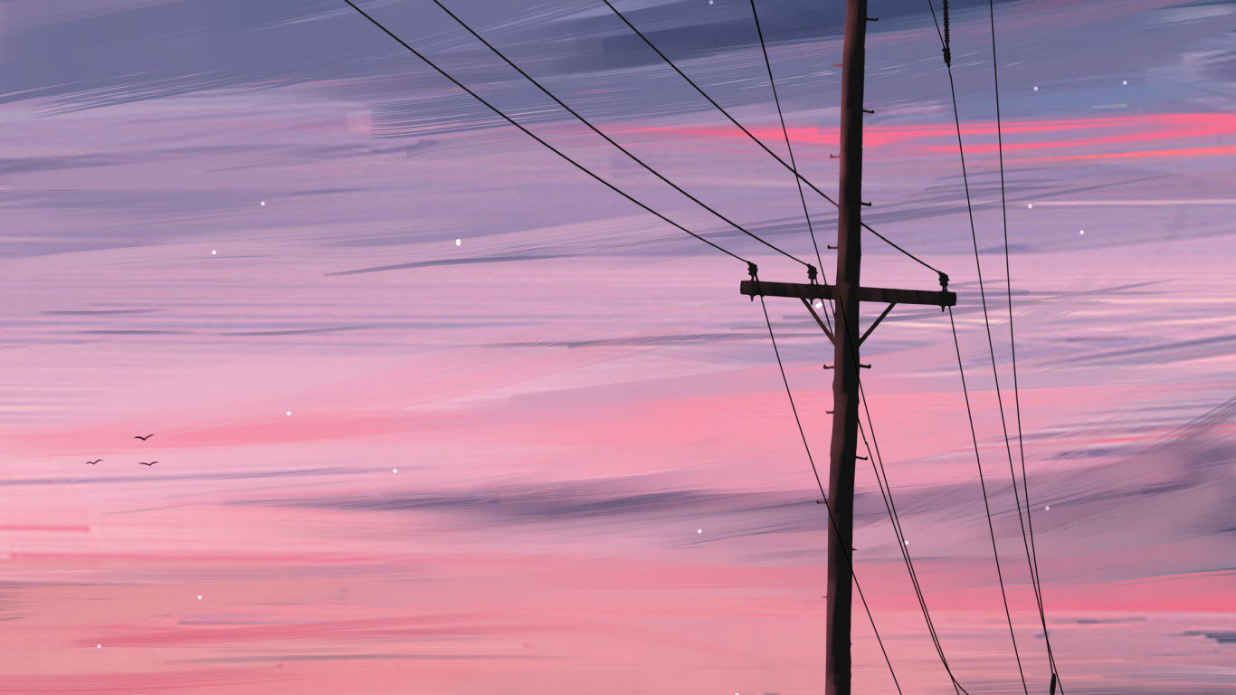 Обои дизайн, облако, иллюстратор, электроснабжение, цветовая схема в разрешении 1366x768