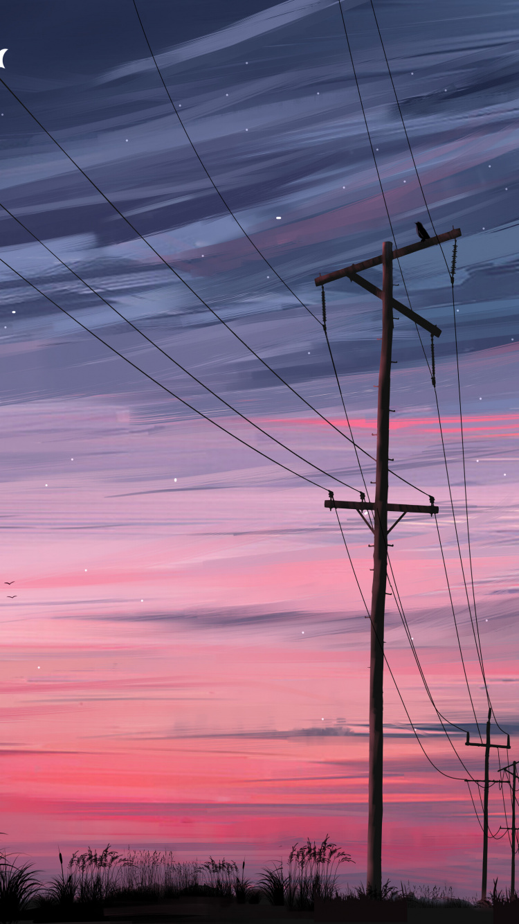 Обои дизайн, облако, иллюстратор, электроснабжение, цветовая схема в разрешении 750x1334