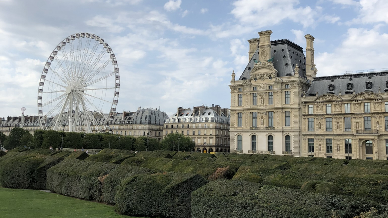 Обои достопримечательность, архитектура, колесо обозрения, ориентир, аттракцион в разрешении 1280x720