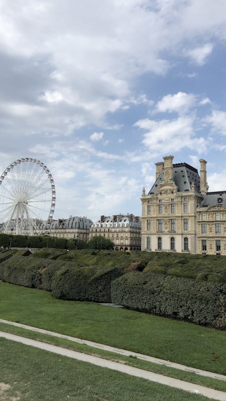 Обои достопримечательность, архитектура, колесо обозрения, ориентир, аттракцион в разрешении 720x1280