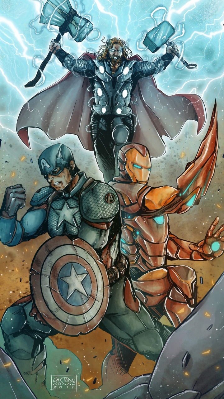 Обои мифология, иллюстрация, комиксы, мультфильм, лазурный в разрешении 720x1280