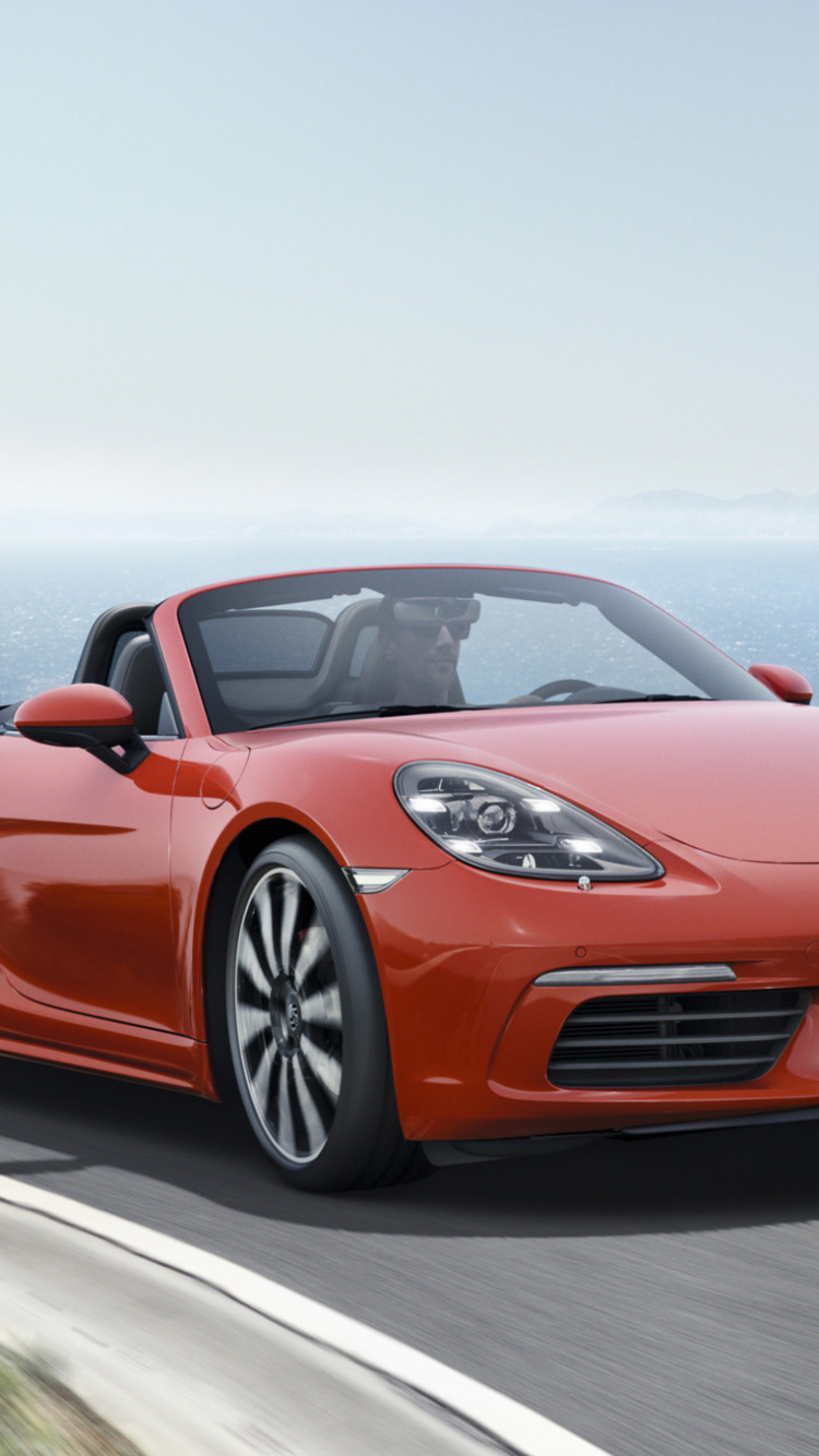 Обои 2017 Порше бокстер 718, Порше, Порше Кайман, авто, Порше 911 в разрешении 750x1334