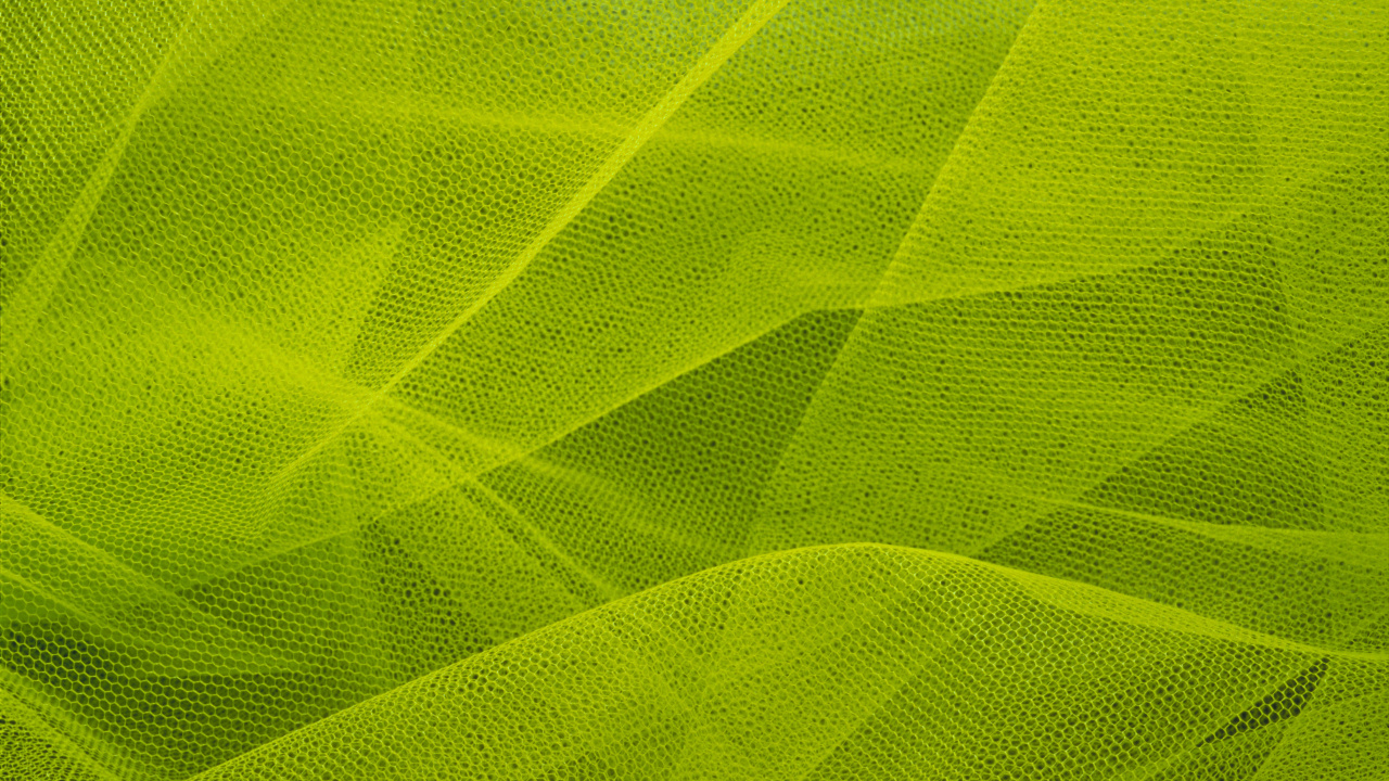Обои зеленый, желтый, лист, линия, узор в разрешении 1280x720