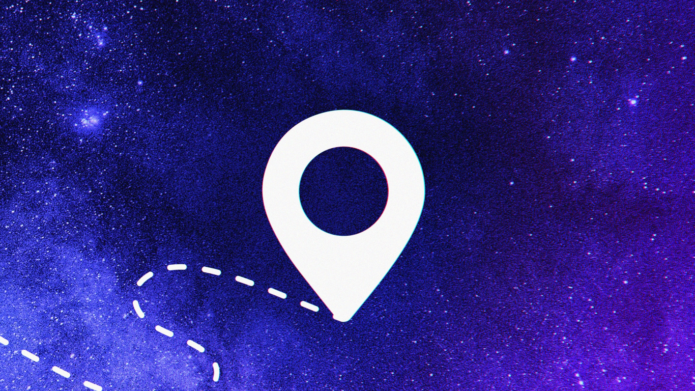 Обои космическое пространство, измеритель, пурпур, ночь, астрономический объект в разрешении 1366x768