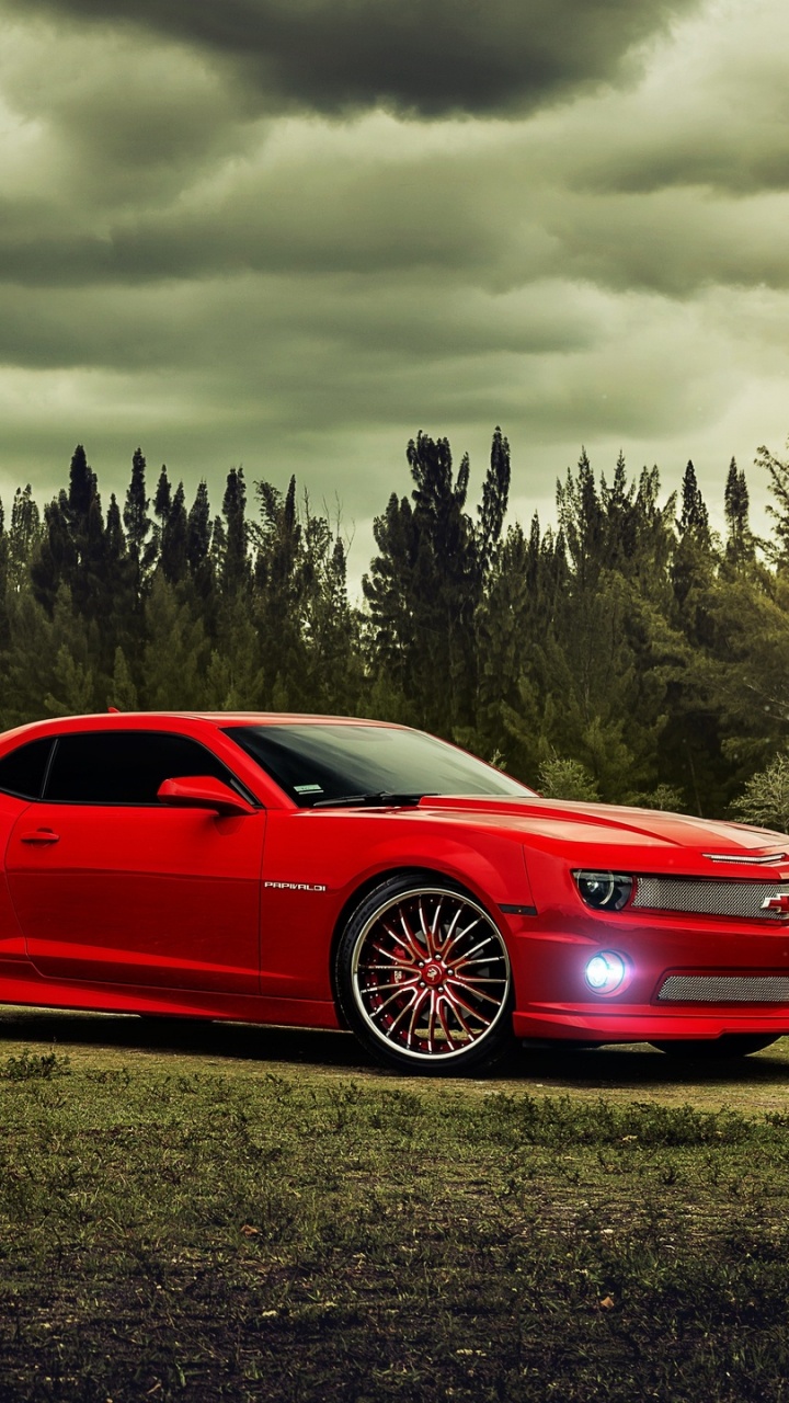 Обои Шевроле, спорткар, авто, колесо, автомобиль в разрешении 720x1280