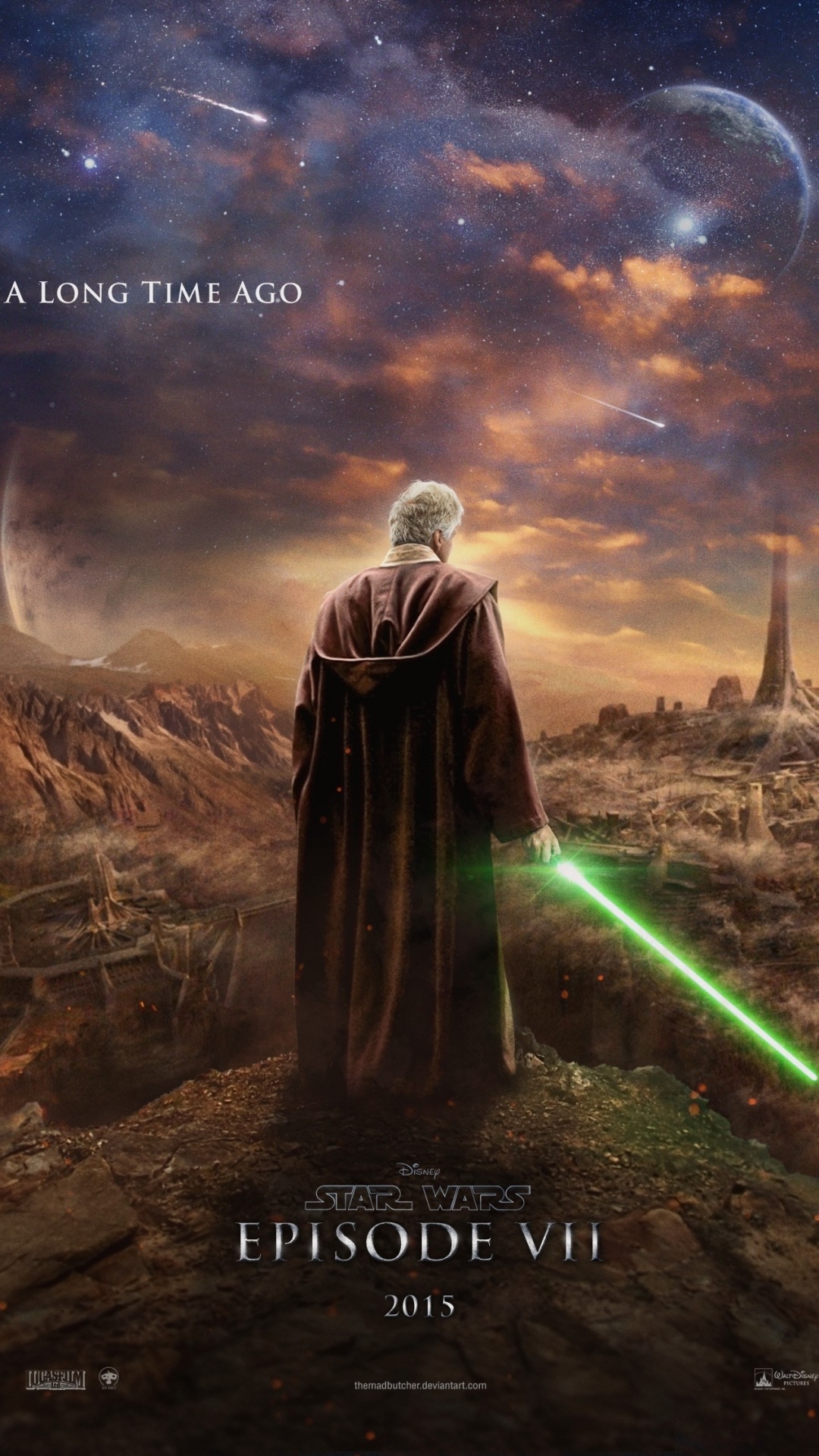 Обои постер, звездные войны, арт, вентилятор, фильм в разрешении 1080x1920