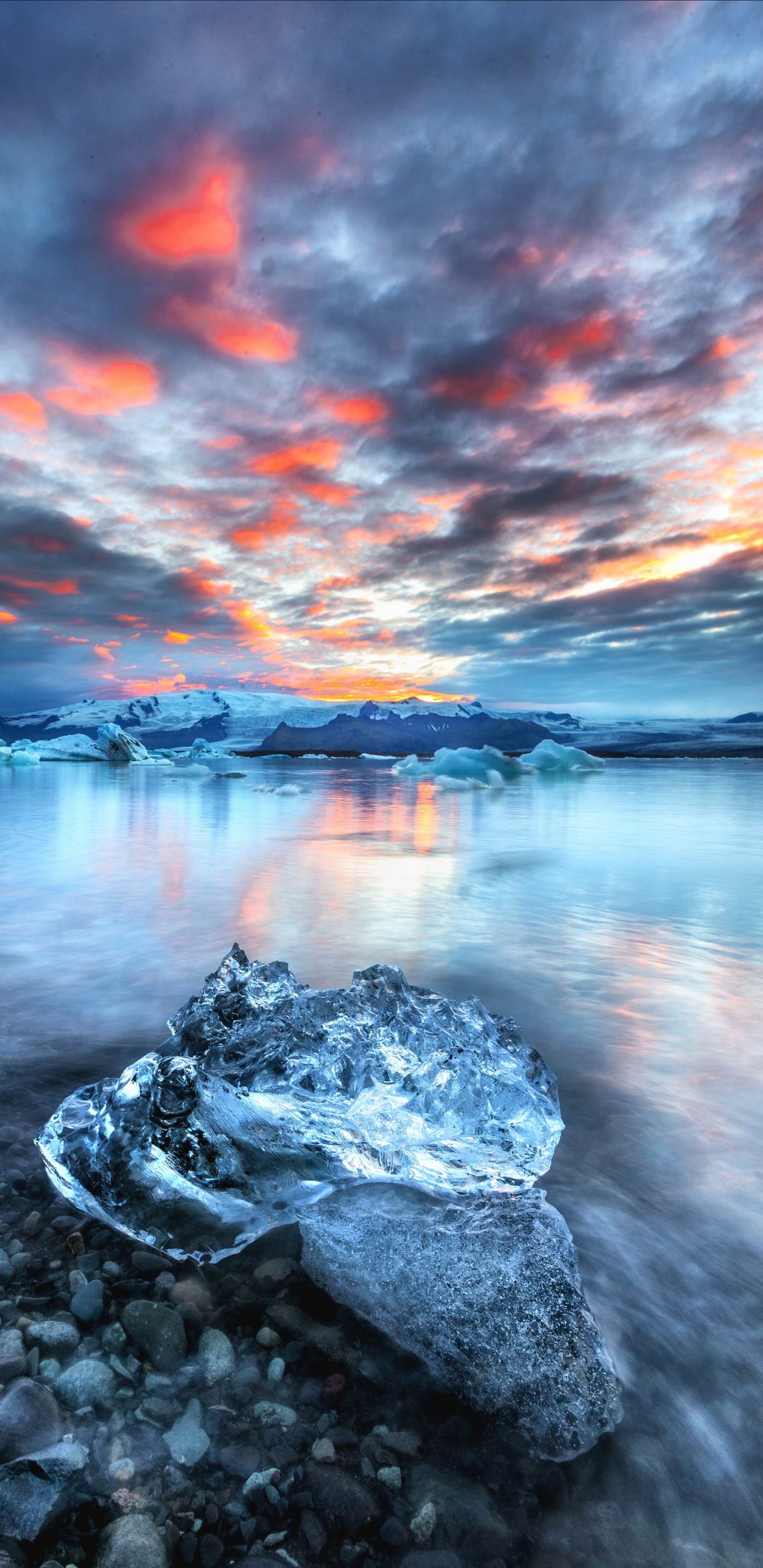 Обои смартфон, синий, облако, вода, природа в разрешении 1440x2960