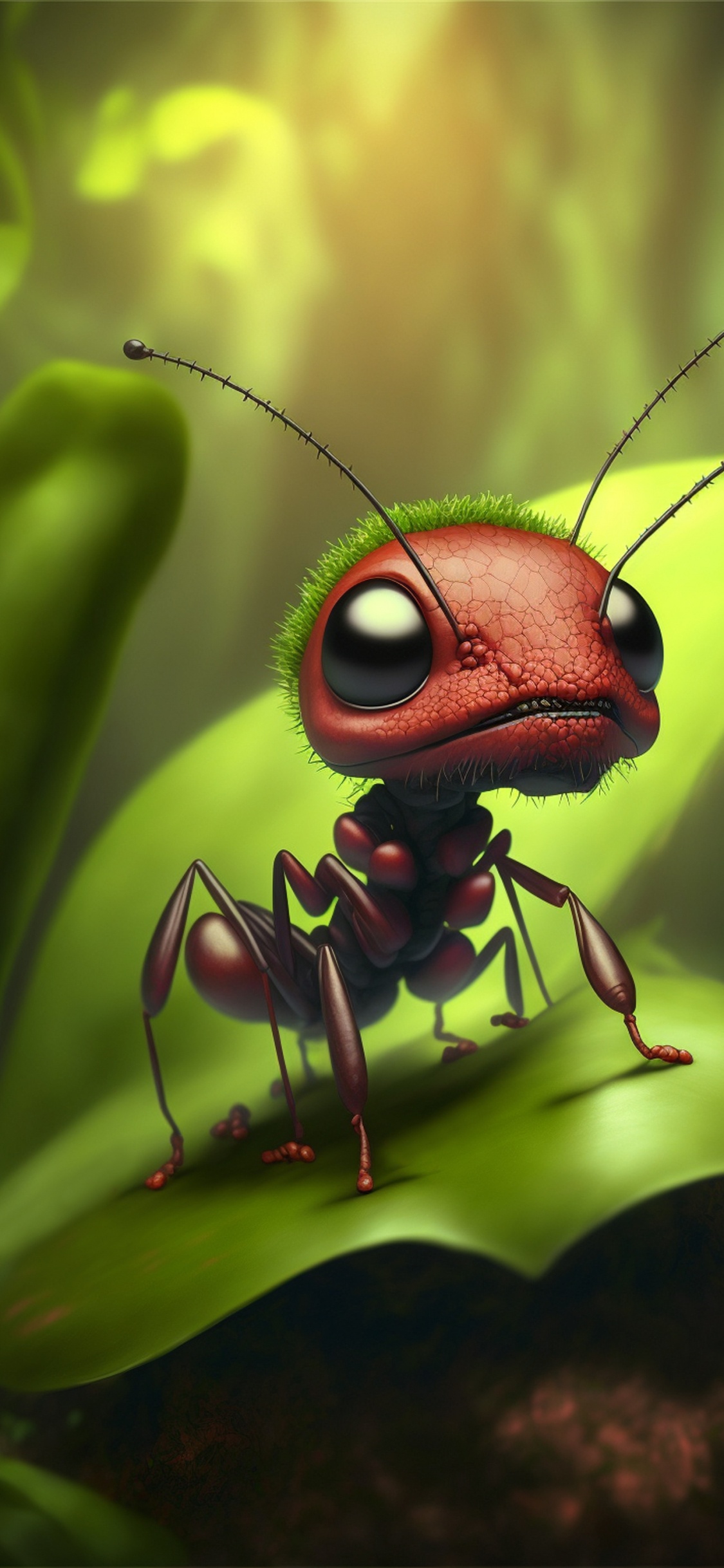 Обои бабочка, векторная графика, кровососущие насекомые, голова, опылитель в разрешении 1125x2436