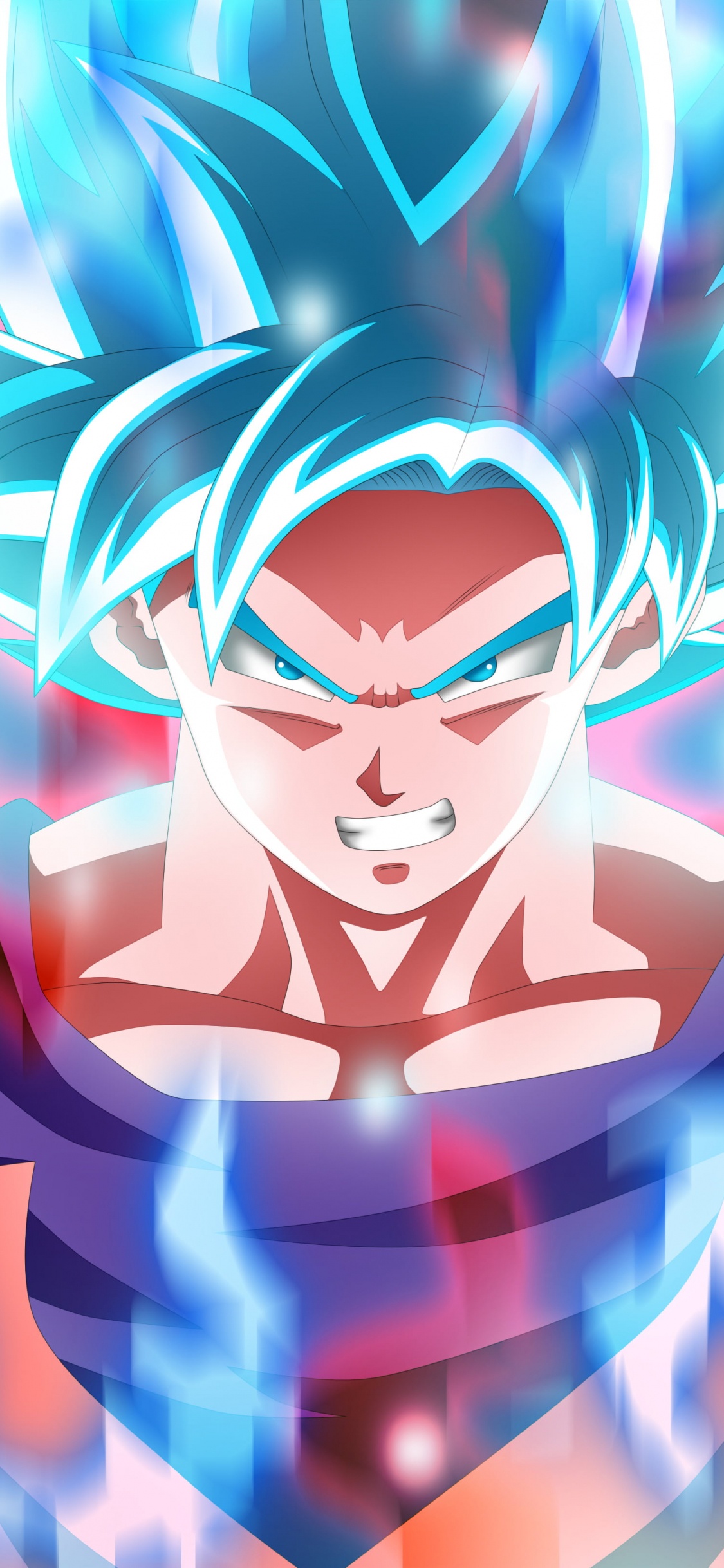 Обои гоку, аниме, графический дизайн, арт, вымышленный персонаж в разрешении 1125x2436