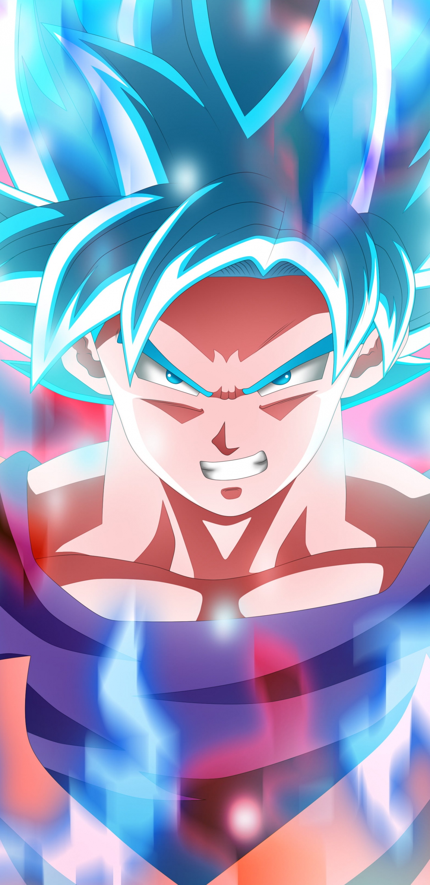 Обои гоку, аниме, графический дизайн, арт, вымышленный персонаж в разрешении 1440x2960