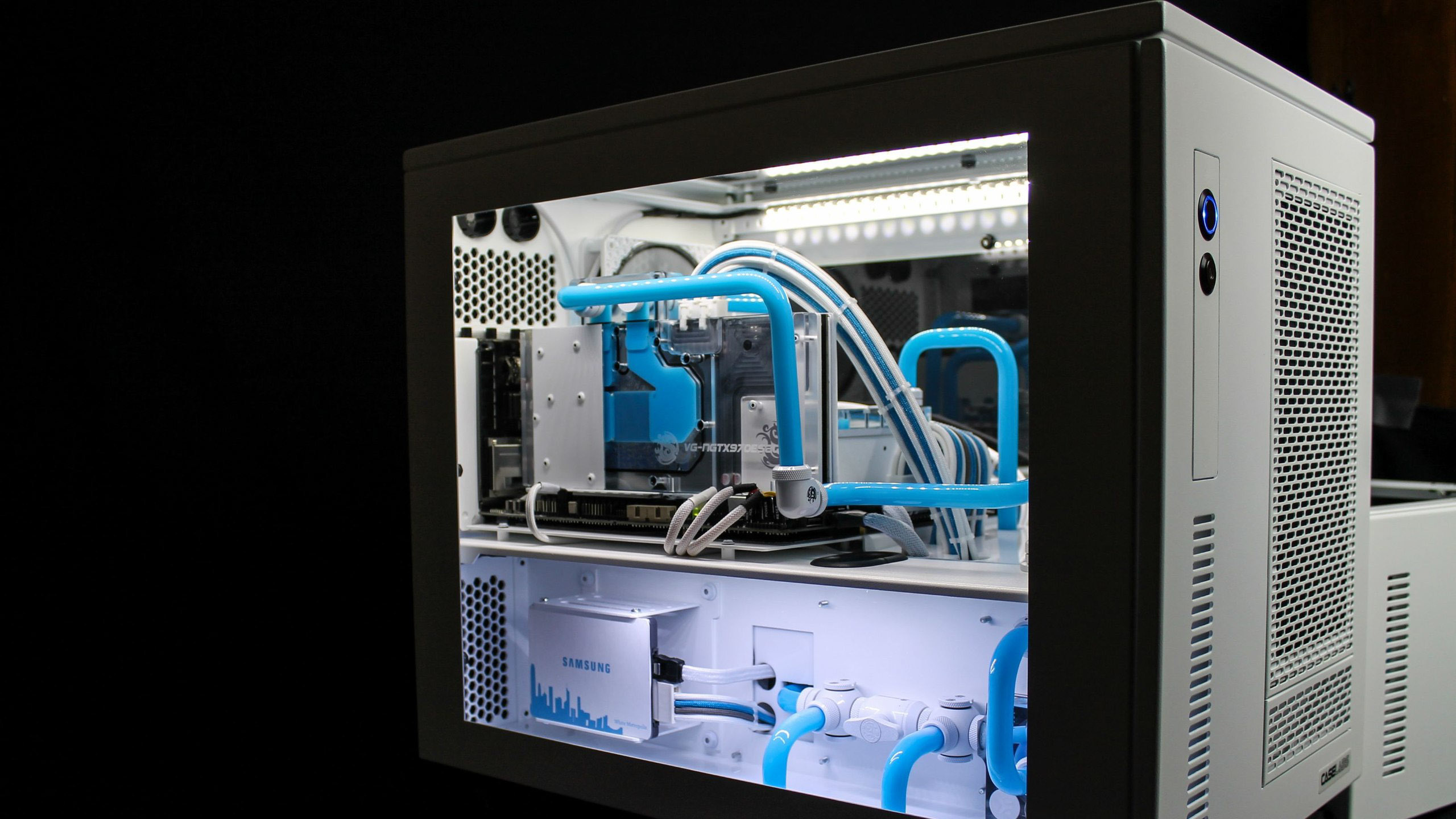 Обои CaseLabs, технологии, электроника, электронное устройство, водяное охлаждение в разрешении 2560x1440