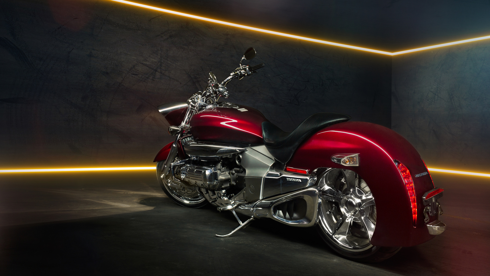 Обои Honda Motor Company, мотоцикл, Хонда Валькирия Руна, Хонда Валькирия, авто в разрешении 1920x1080