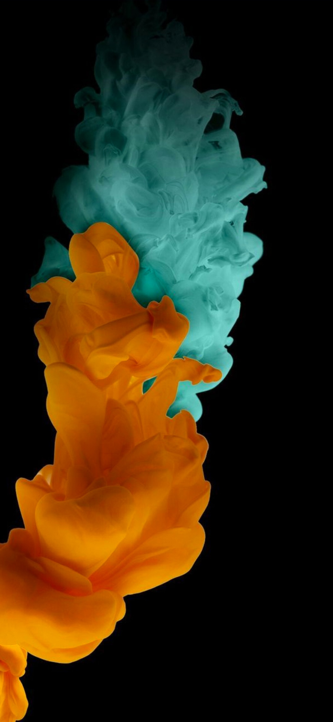 Обои андроид, ios, iOS 13, яблоко, Апельсин в разрешении 1125x2436