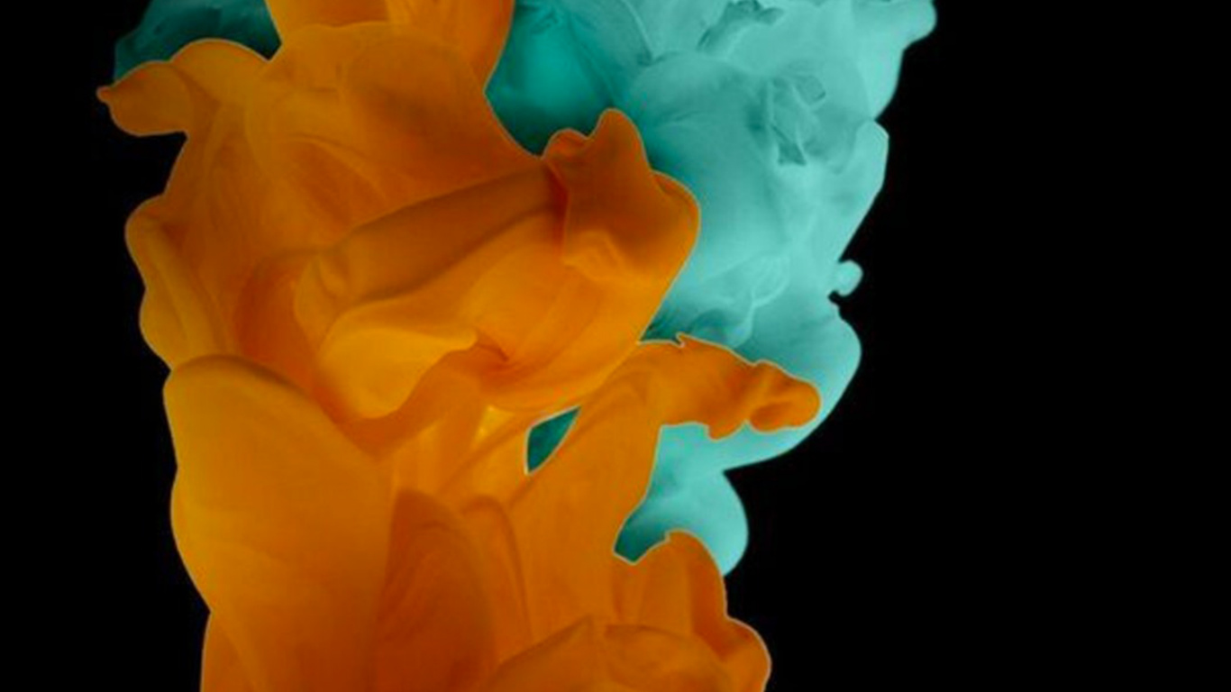 Обои андроид, ios, iOS 13, яблоко, Апельсин в разрешении 1366x768