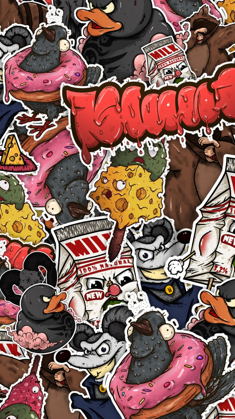 Обои арт, андроид, амолед цветной телефон постная версия, амолед цветной телефон, темы звонящего в разрешении 750x1334