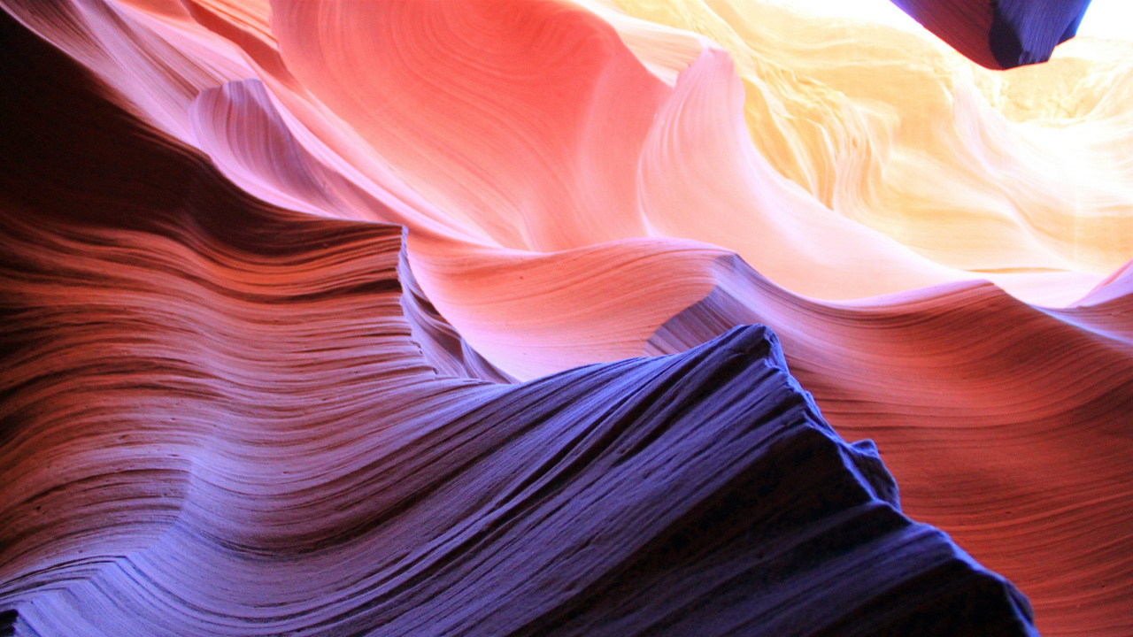 Обои пурпур, розовый, свет, телевидение, светоизлучающий диод в разрешении 1280x720