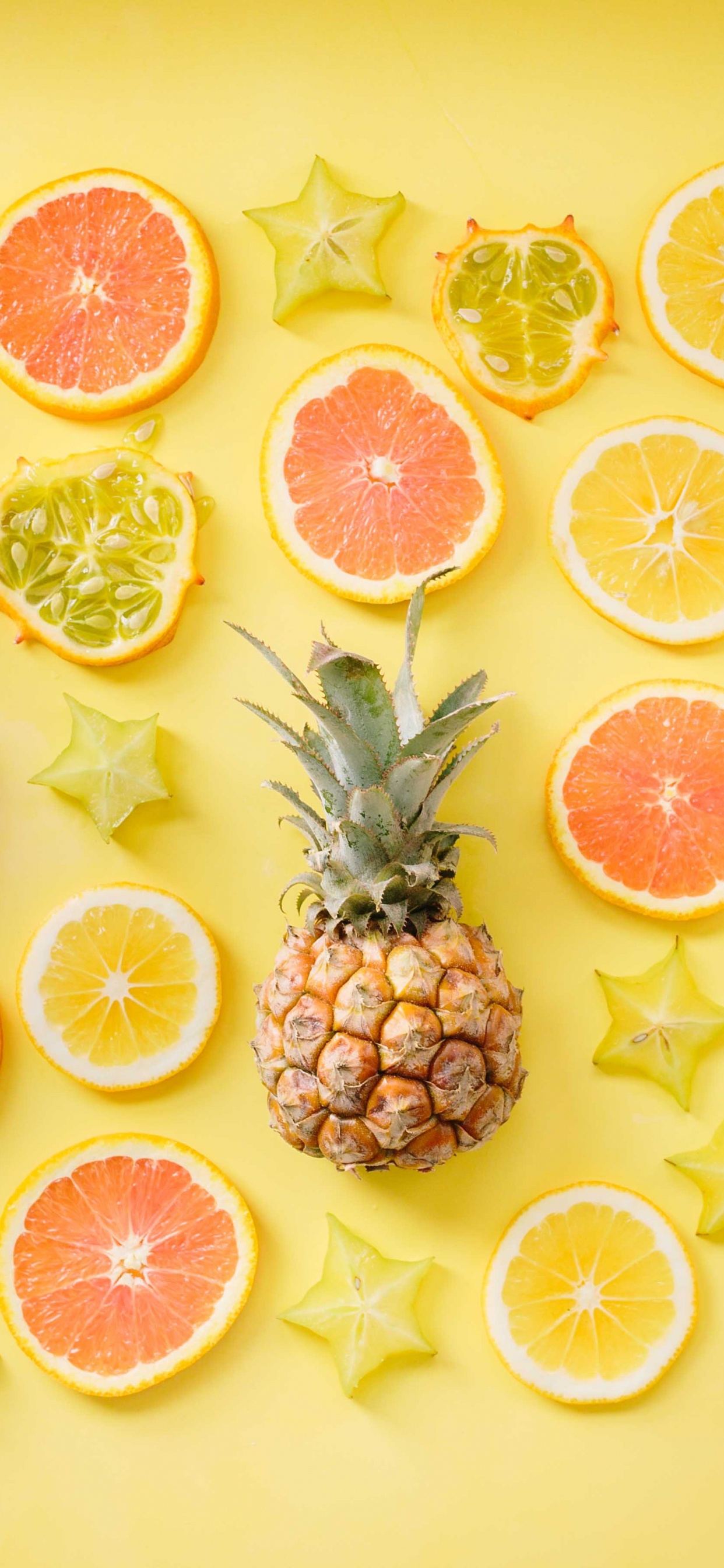 Обои лимон, сок, фрукты, цитрус, известь в разрешении 1242x2688