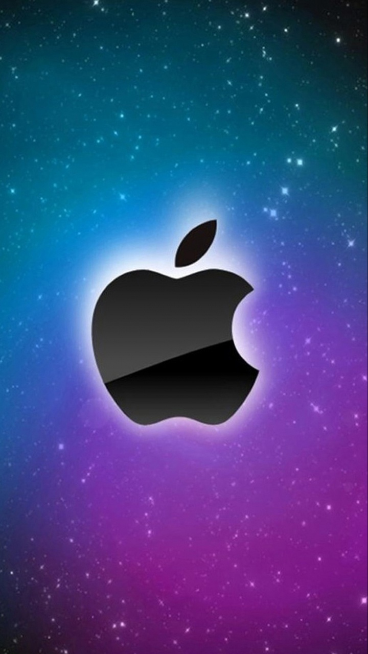 Обои apple, лого, атмосфера, космос, растение в разрешении 720x1280