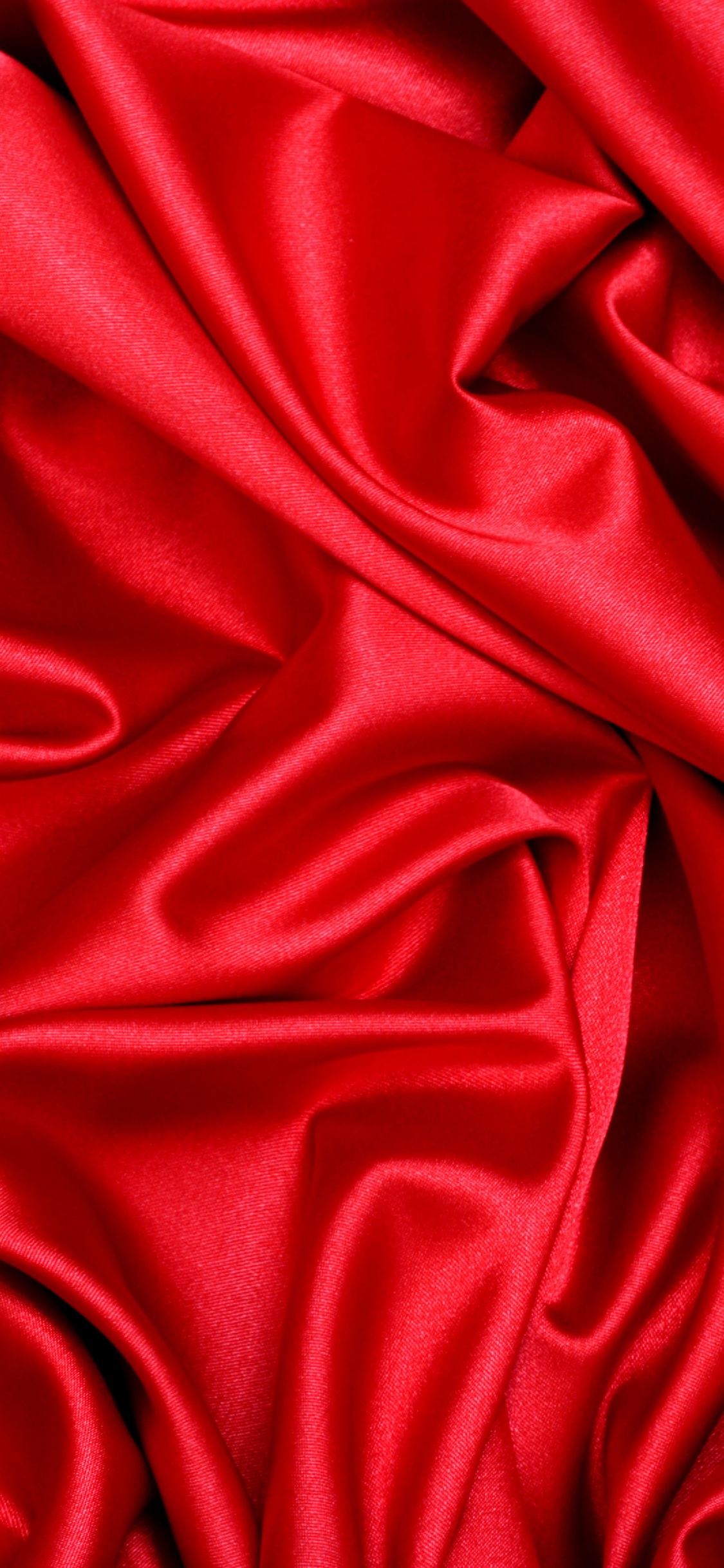 Обои атласный, ткань, шелк, красный цвет, бархат в разрешении 1125x2436
