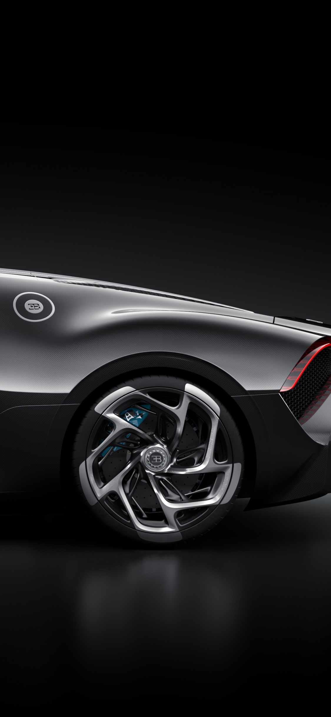 Обои Бугатти Ла Вуатюр Нуар, 2019 Женевском Автосалоне, bugatti, авто, Бугатти Тип 57 в разрешении 1125x2436