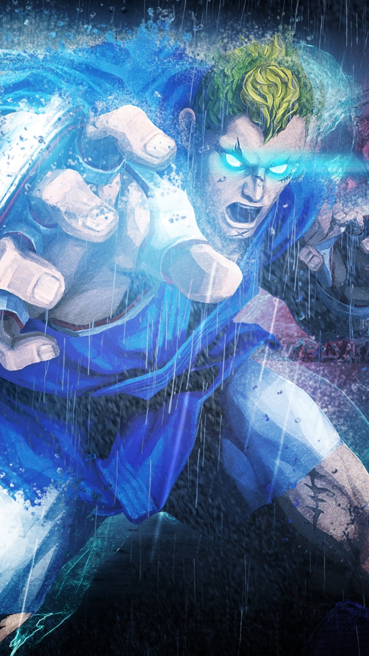 Обои Рю, космос, синий цвет, синий, Чун в разрешении 720x1280